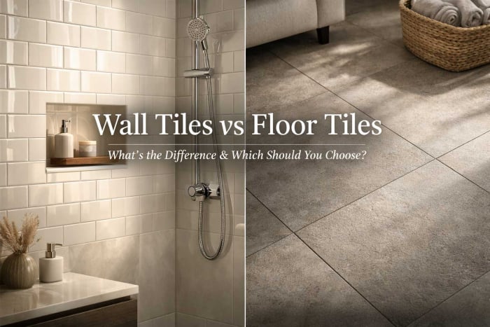 The Difference Between Wall & Floor Tiles