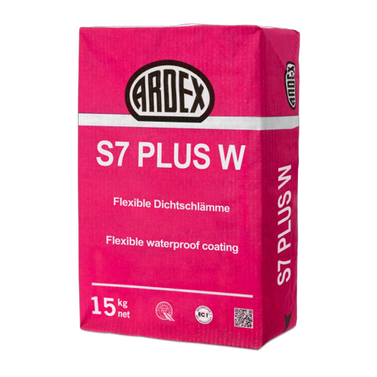 ARDEX S 7 Plus W Flexible Waterproof Tanking Coating 15kg – White