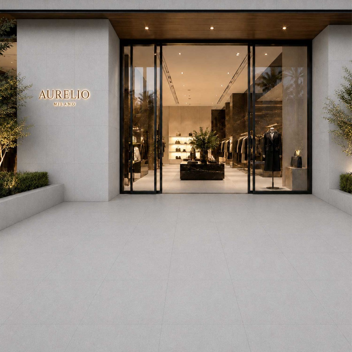 RAK Lounge Matt Porcelain Tile - Grey 600x600mm