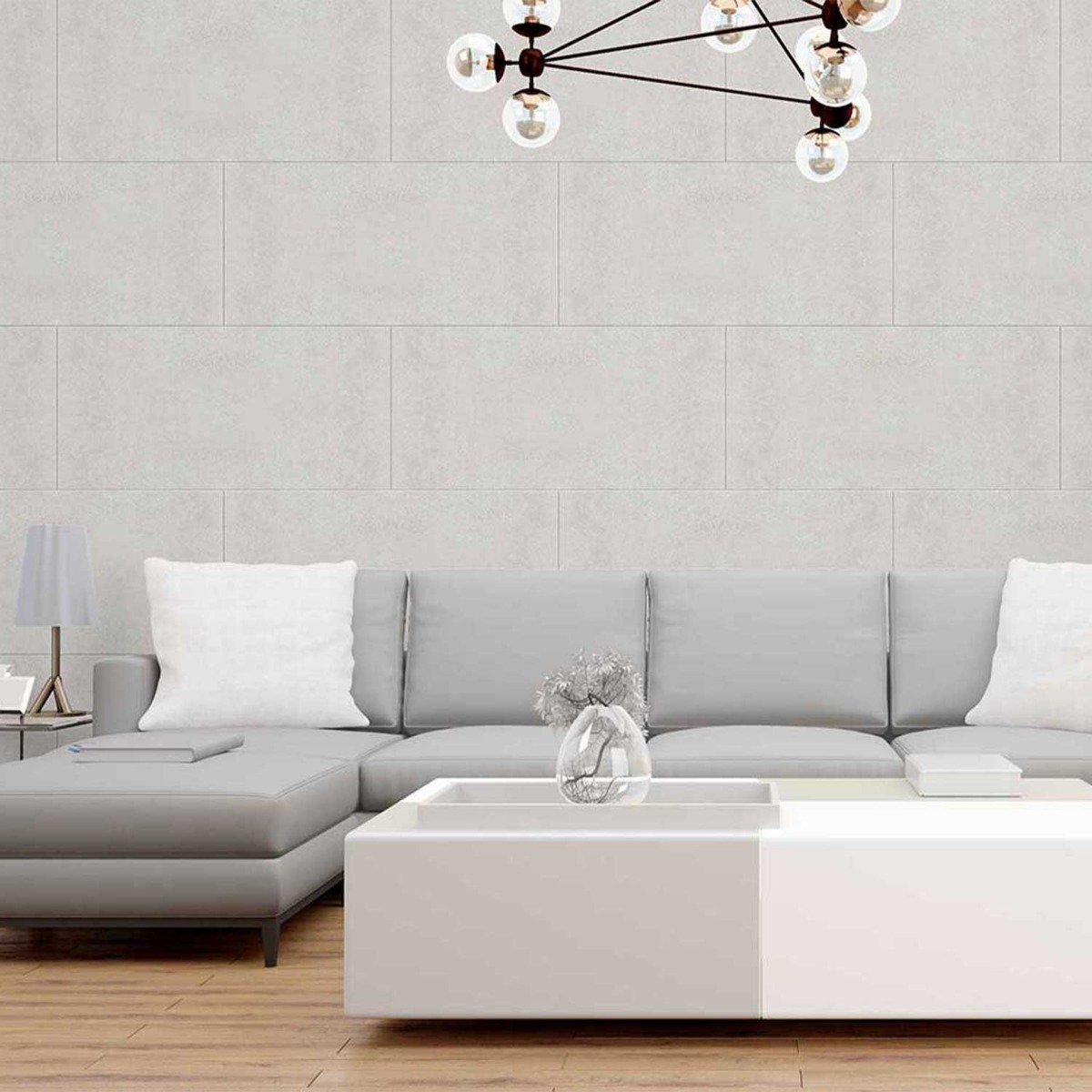 RAK Paleo White Matt Finish Stone Effect Porcelain Tile 300x600mm