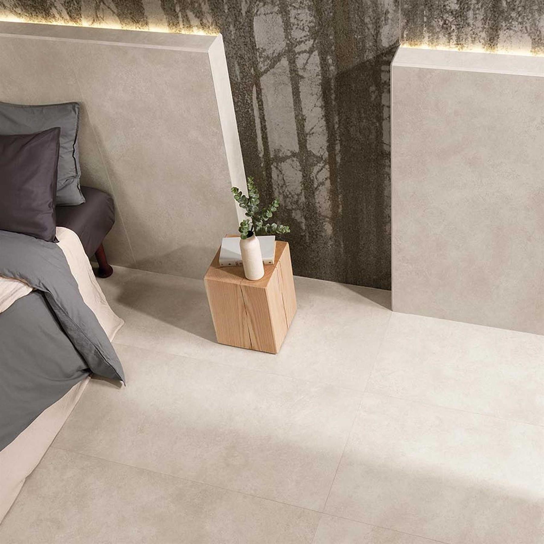 Esteem Porcelain Tile Walls Floor (White) 300x600x9mm