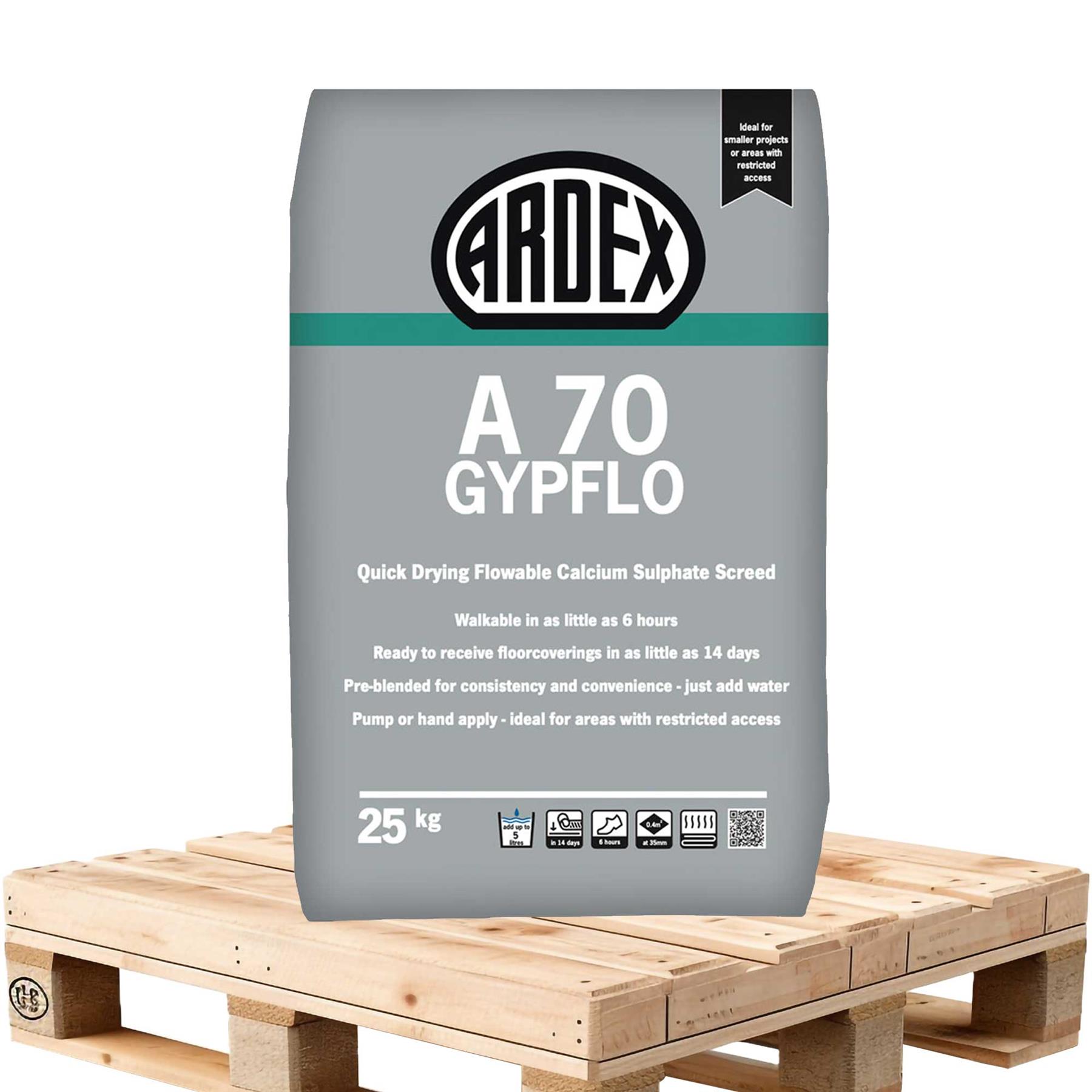 ARDEX A 70 GYPFLO Quick-Drying Screed 25kg (40 Units Pallet)