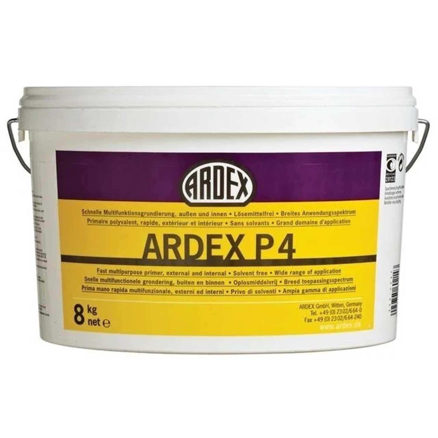 Ardex P 4 Primer 8kg Ready Mixed Rapid Drying Primer