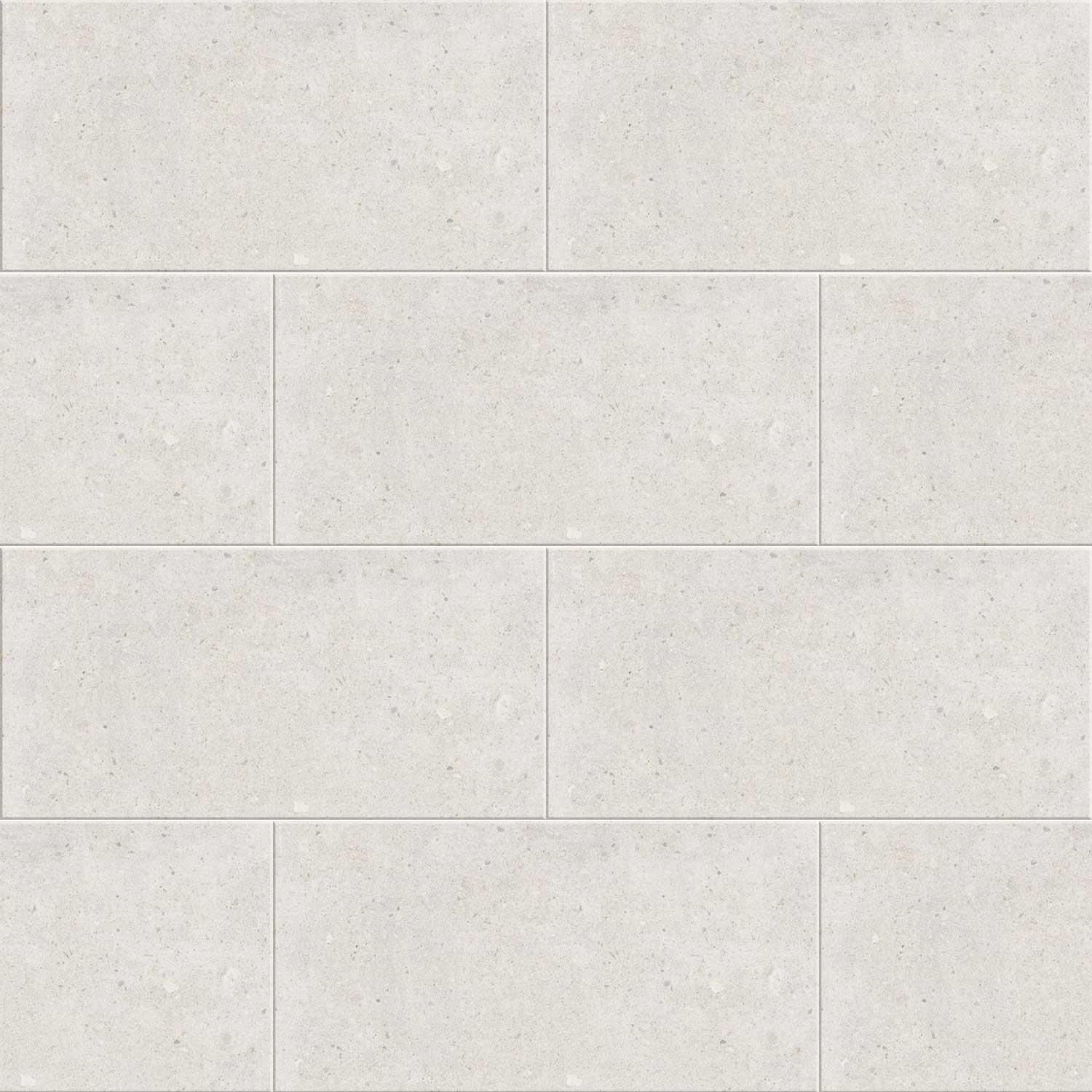 Ground White Porcelain Tile Wall Floor Stone Effect R10 300x600mm
