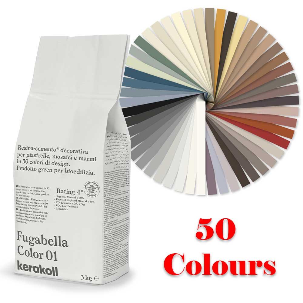 Kerakoll Fugabella Grout 50 Colours