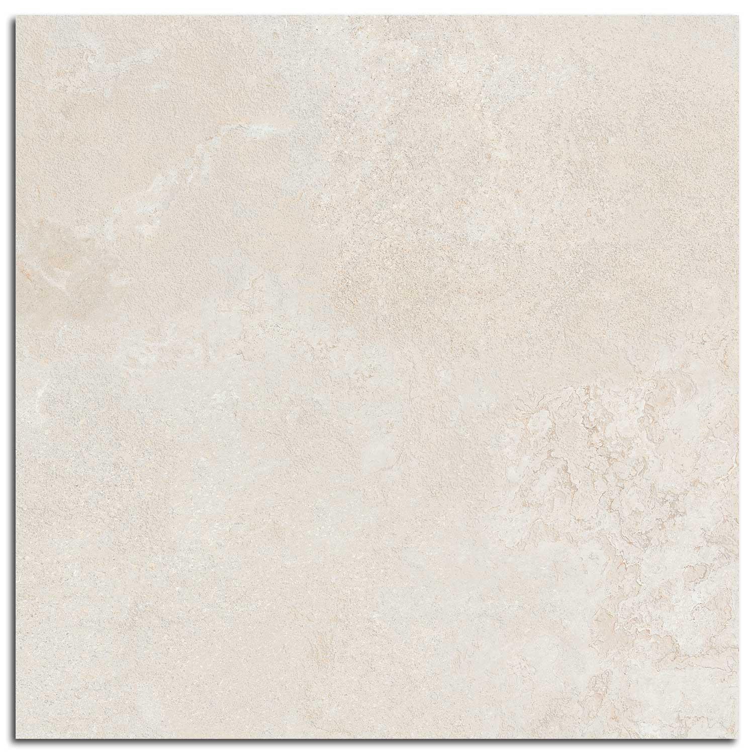 Tivara Bone Limestone Effect Porcelain Floor Tile 900x900mm Matt R10