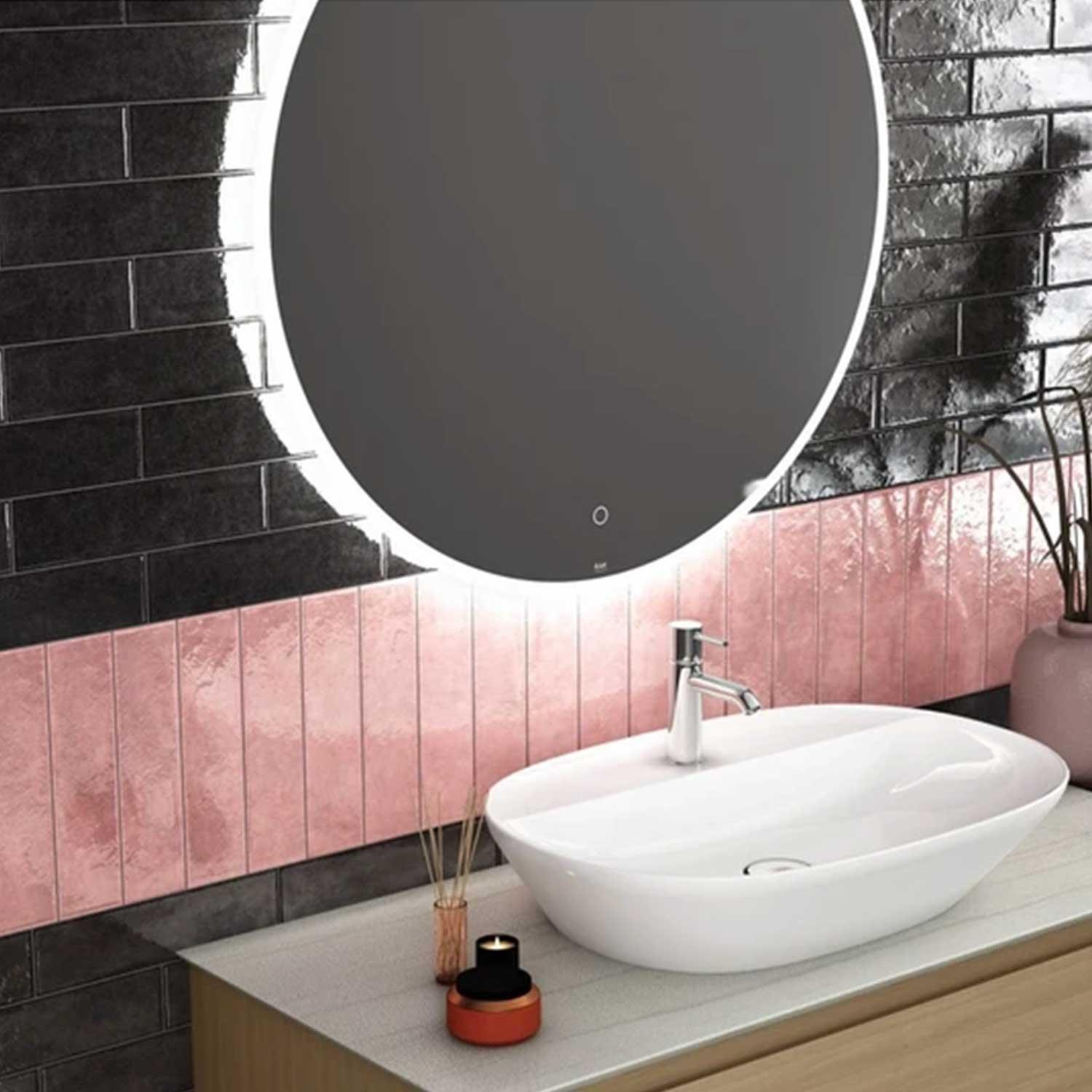 RAK Marakkesh Brown Gloss Metro Ceramic Wall Tiles 65x260mm (Sold by Box)
