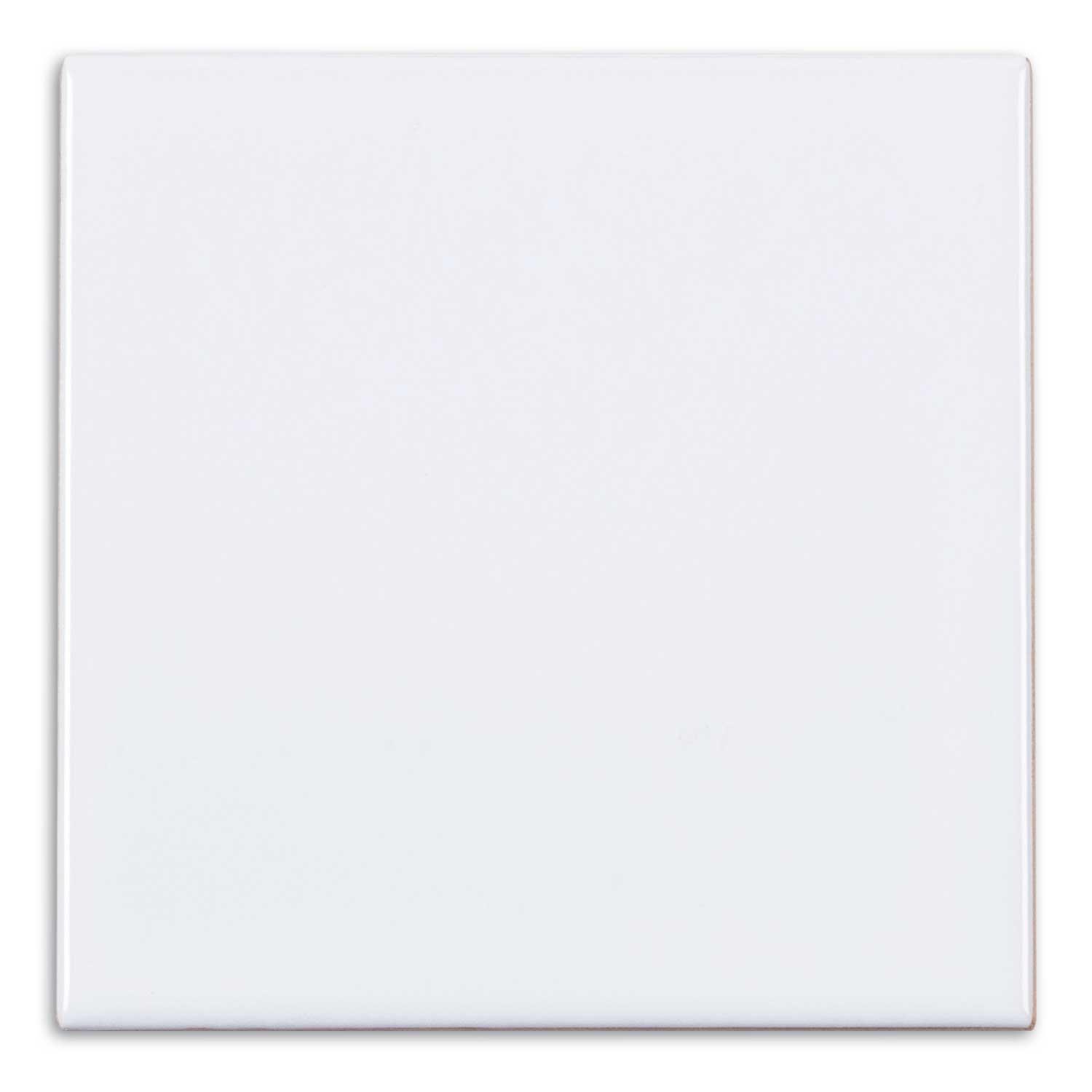Classic Gloss White Ceramic Wall Tile Subway Style 200x200mm