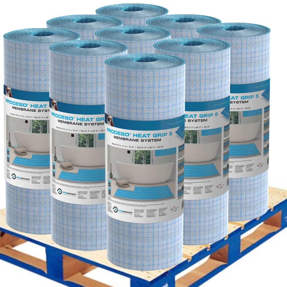 PRODESO Heat Grip 5 Uncoupling Membrane Roll 15m 9 Rolls (Pallet Deal)