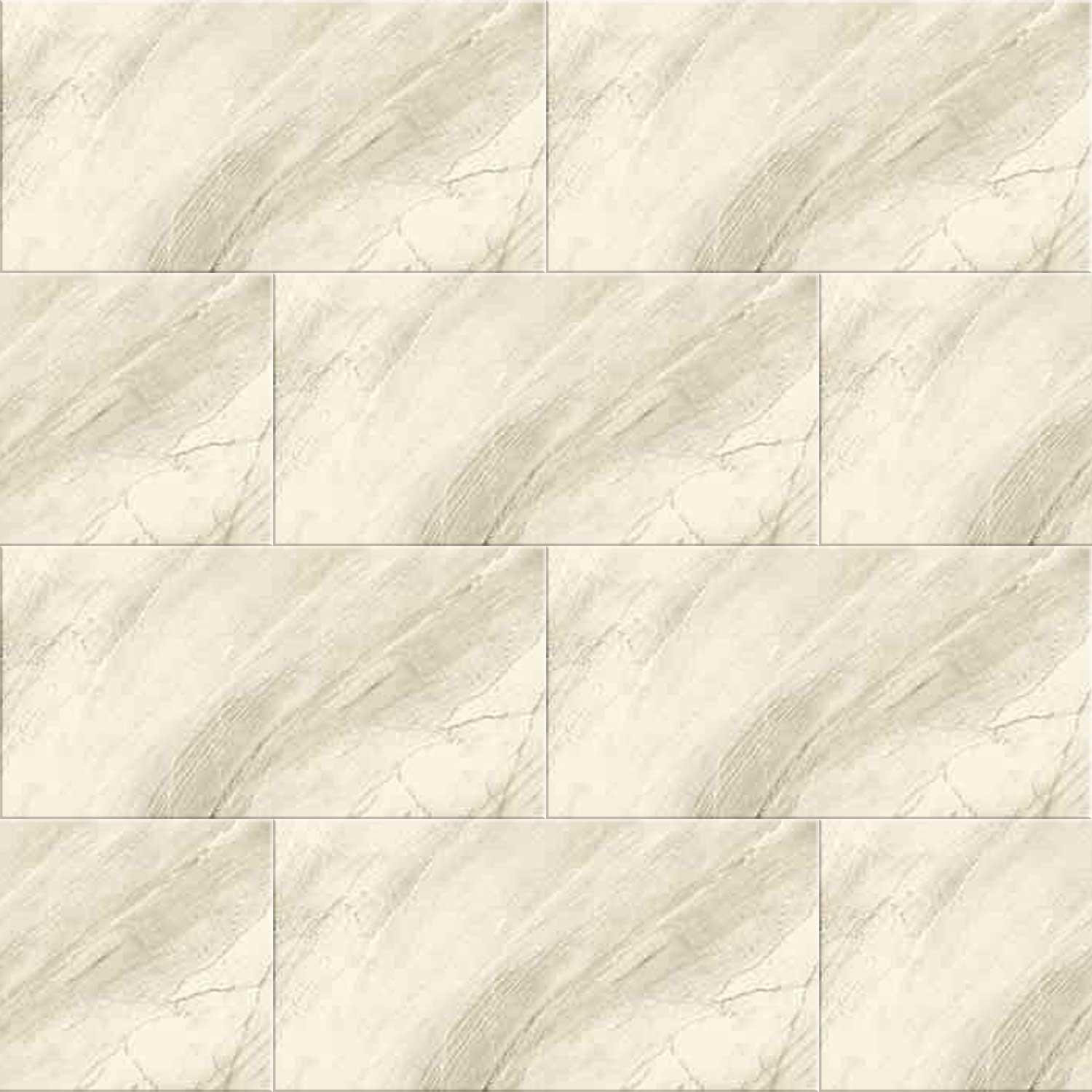 Genus White Porcelain Tile Marble Effect 600x1200mm