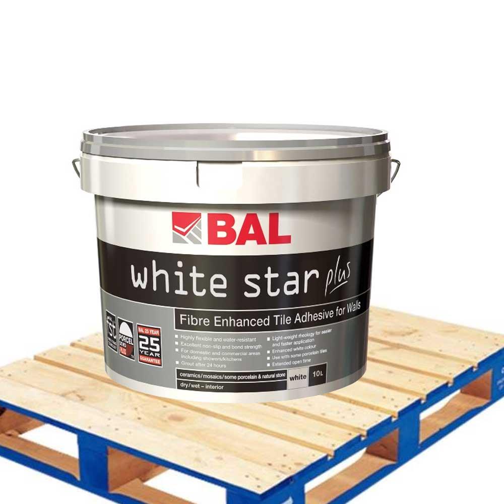 Bal White Star Plus Adhesive Ready-Mixed 10L (Pallet Deal 44 Uits)