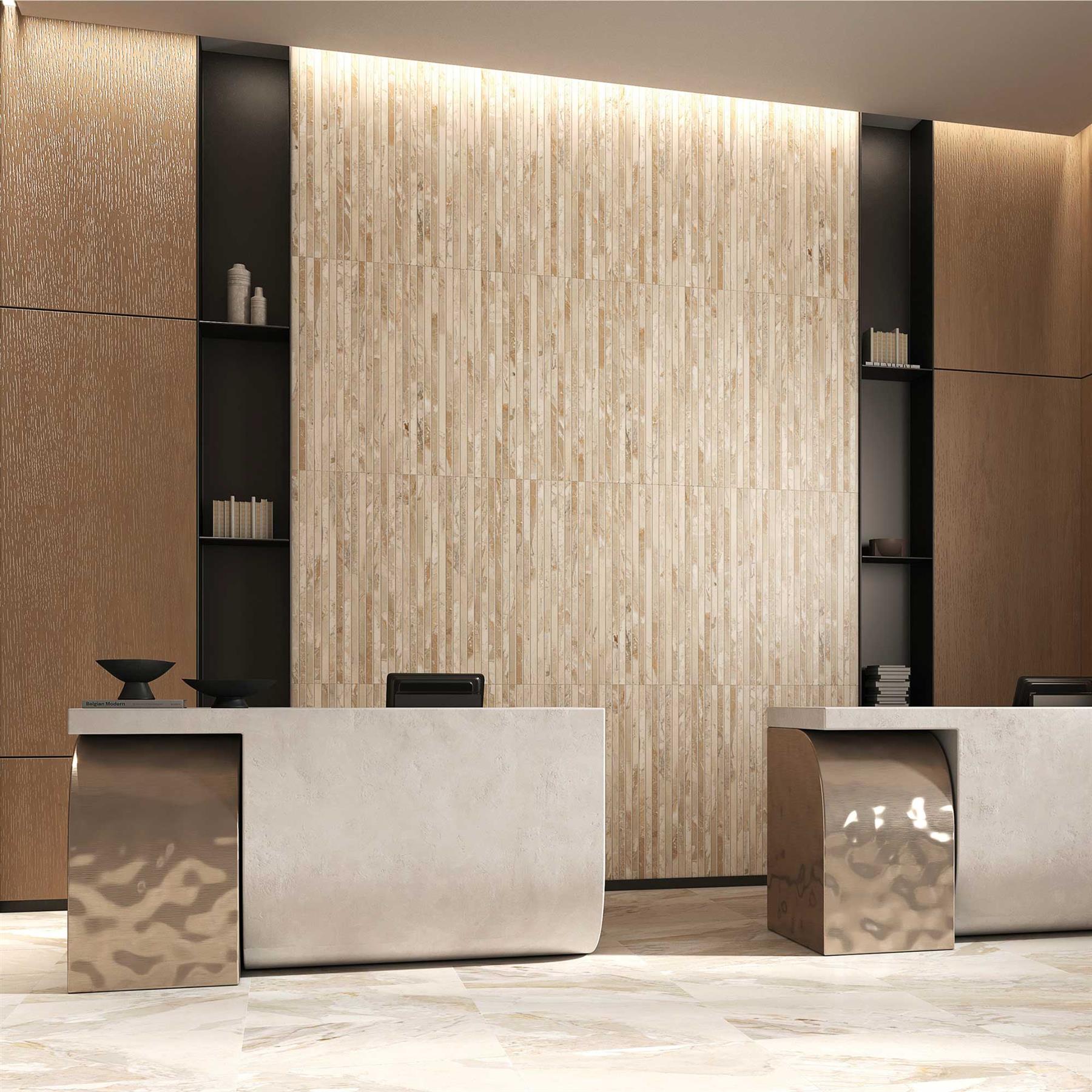 Meska Decor Almond Porcelain Tiles 600x1200mm