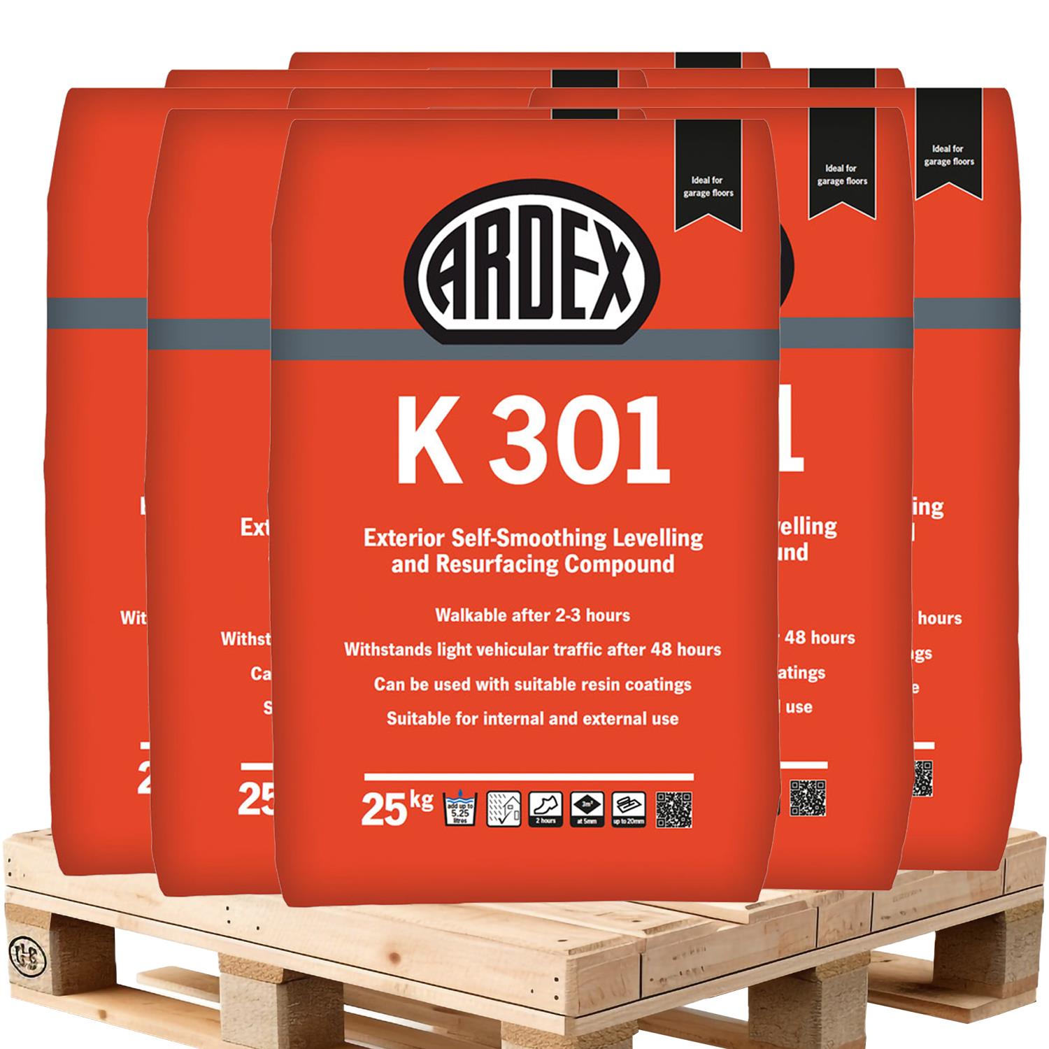 Ardex K 301 Self Levelling Compound 25kg (20 Units - Half Pallet Deal)