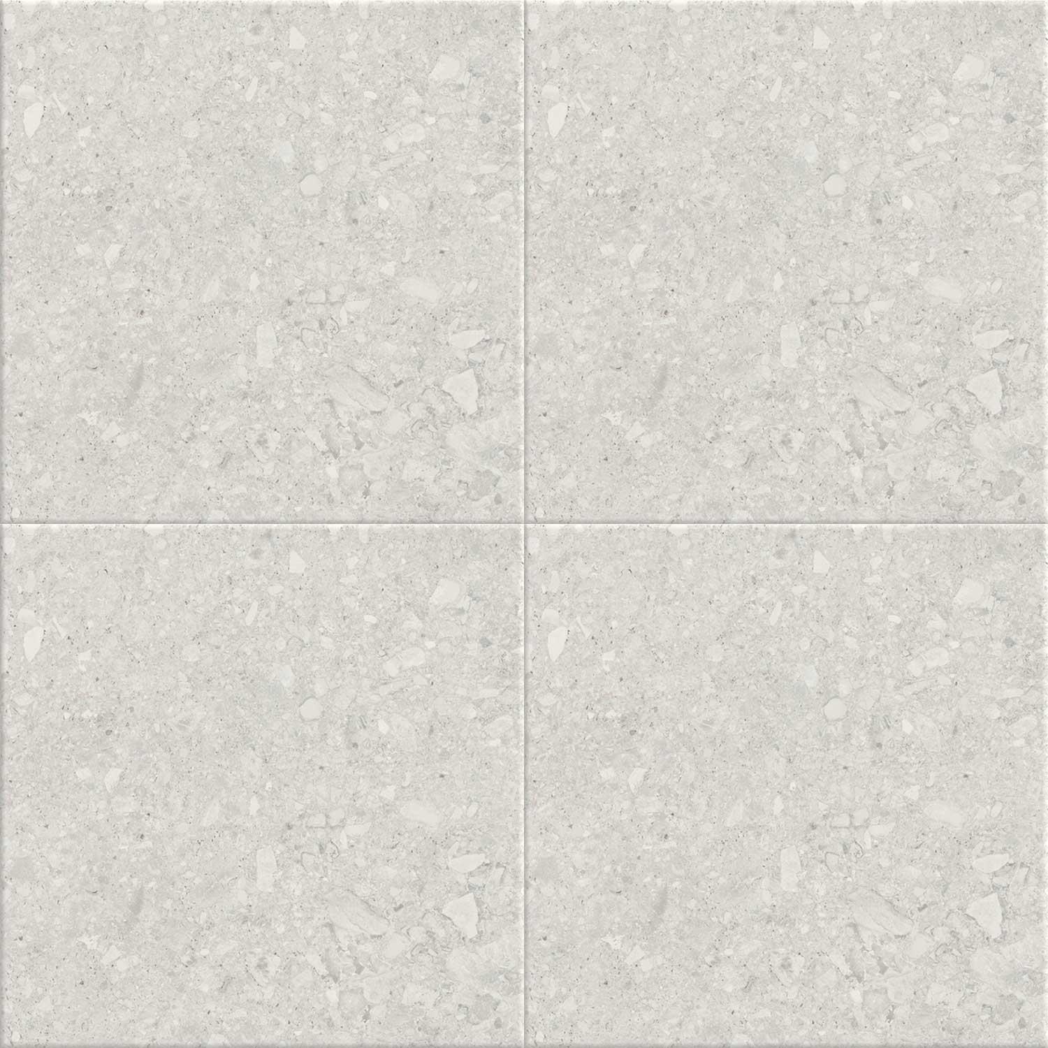 Ceppo De Gre White Porcelain Tarrazzo Tile Indoor Wall Floor 900 x 900mm