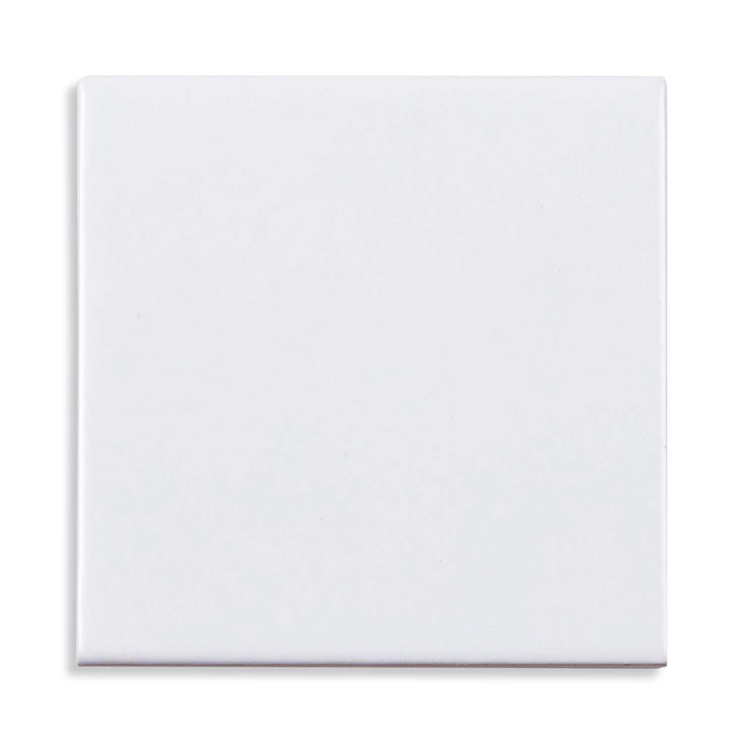 Classic White Ceramic Wall Tile Satin Square 150x150mm
