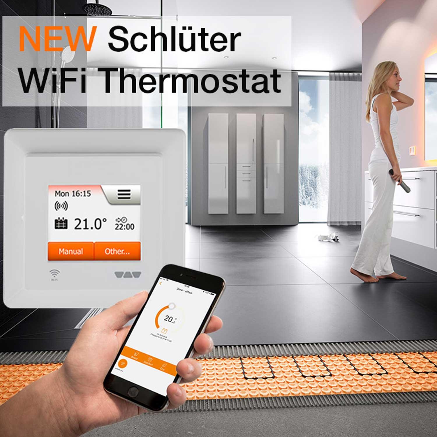Schluter DITRA-HEAT-E-DUO-S WiFi & Voice Control Underfloor Heating Set