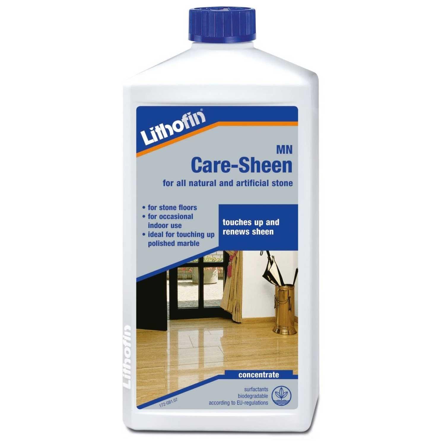 Lithofin MN Care Sheen 1Ltr Natural Artificial Stone