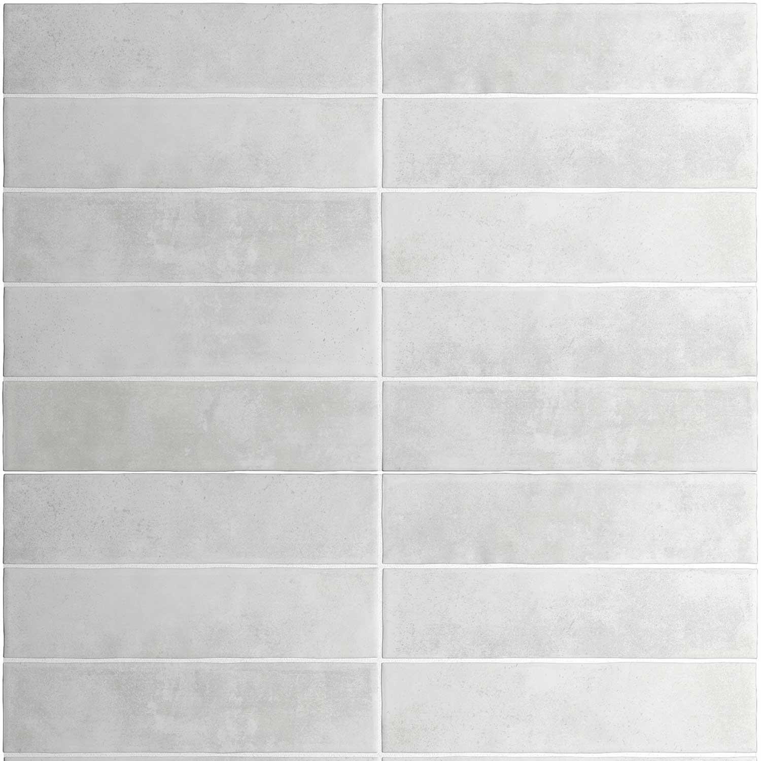 Malaga White Porcelain Tile Indoor Wall-Floor Small 60x246mm