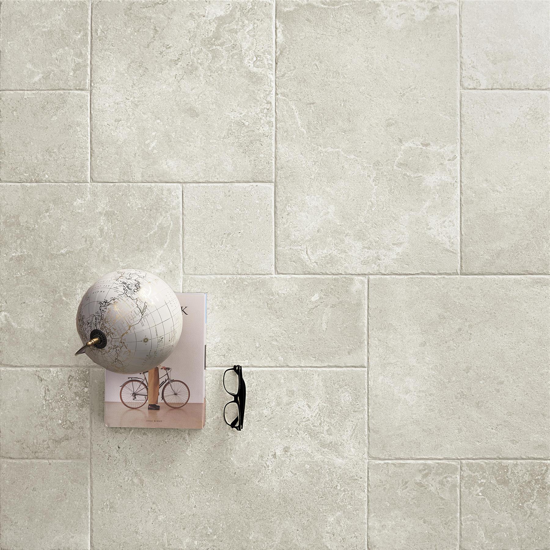 Sand Rifts Grey Matt Finish Porcelain Tiles Mix Format Box (6pcs/box)