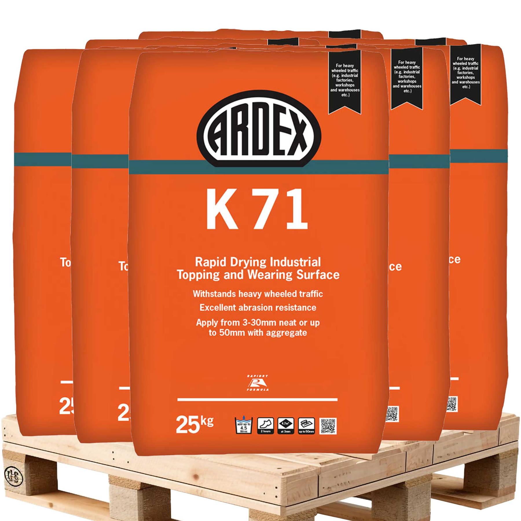 Ardex K71 Self-Levelling Compound 25kg (40 Units Pallet Deal)