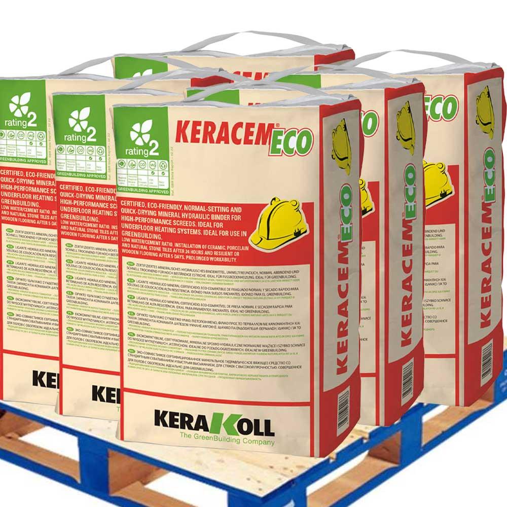 Krakoll Keracem Eco Screed Binder 20kg 48 Bags Pallet Deal