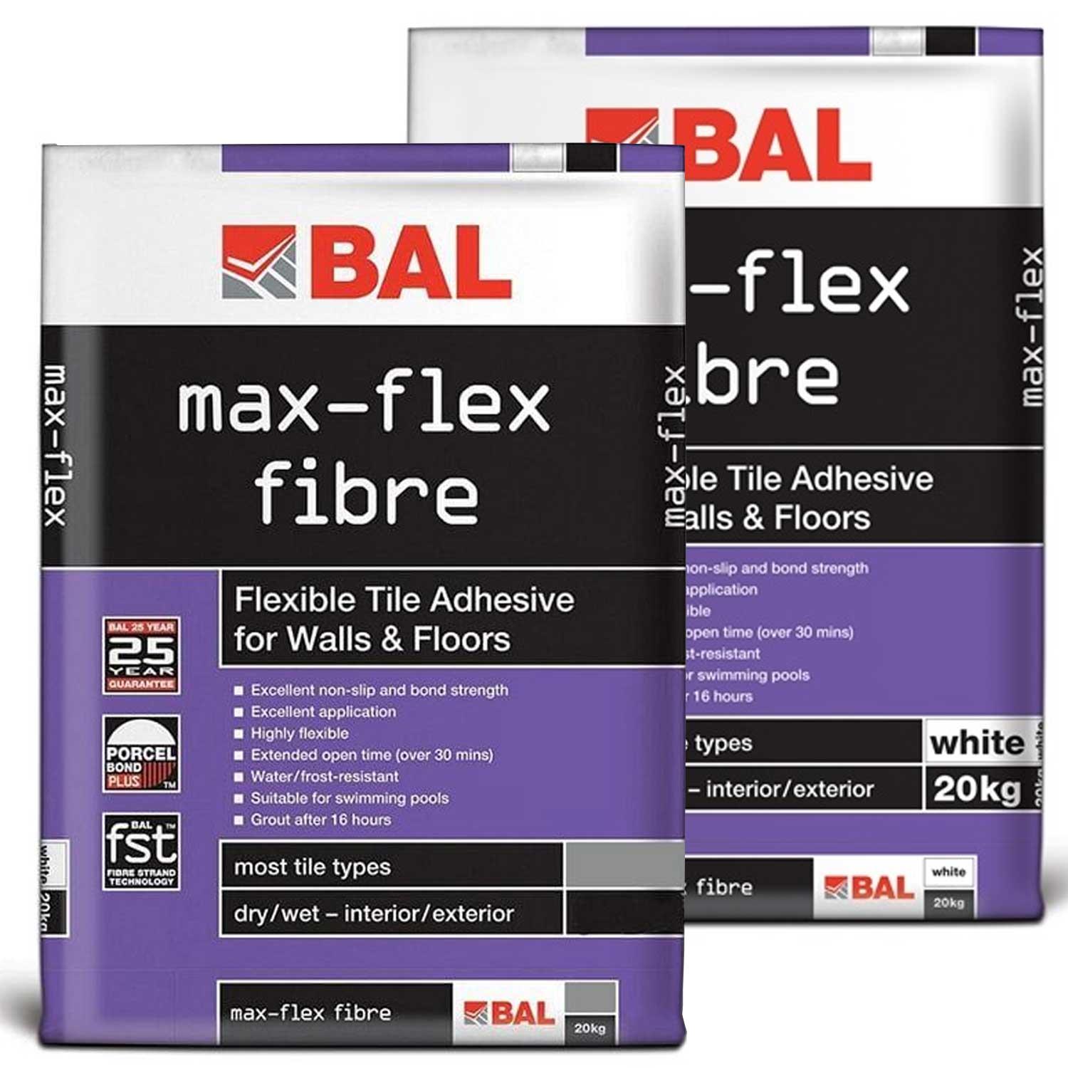 BAL Max Flex Fibre Adhesive Flexible for Walls Floors