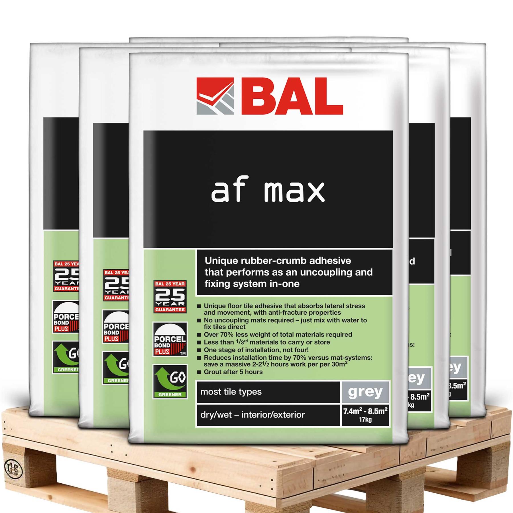 BAL AF MAX All-in-One Adhesive 17kg (28 Units Pallet)