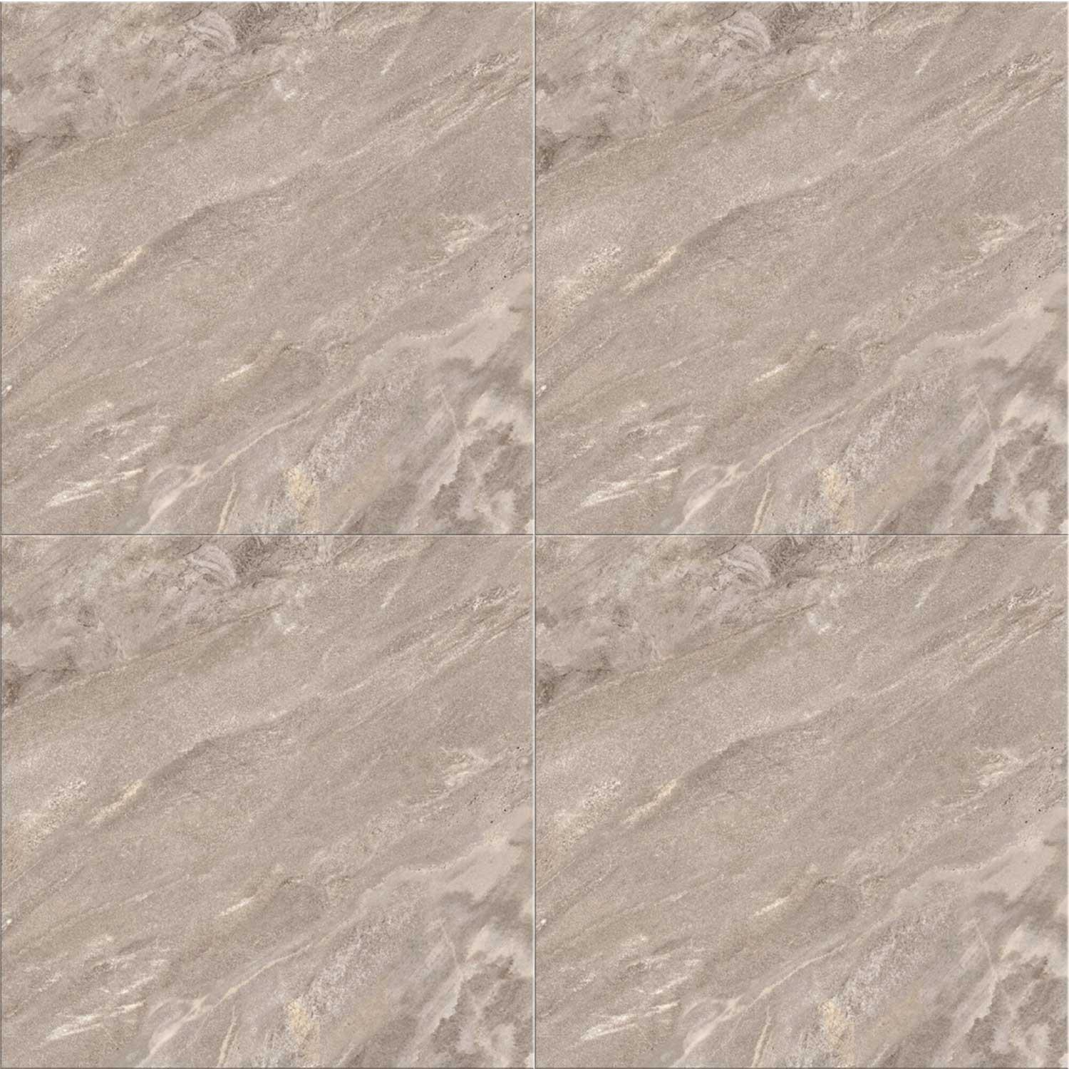 Nuovo Brown Porcelain Tile Marble Effect Wall Floor 445x445mm