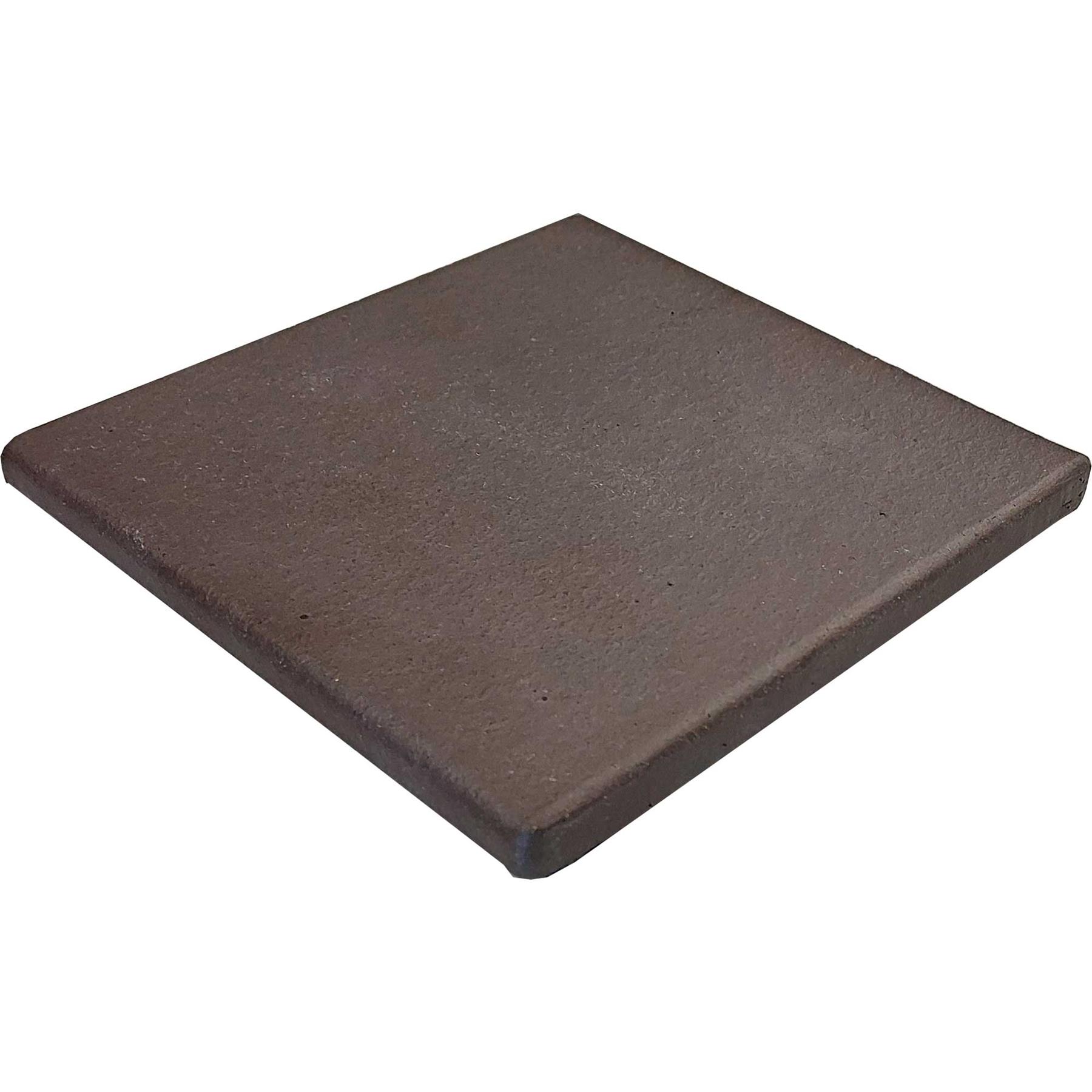 New Authentic Black-Brown Quarry Tiles Double Round Edge 150x150mm