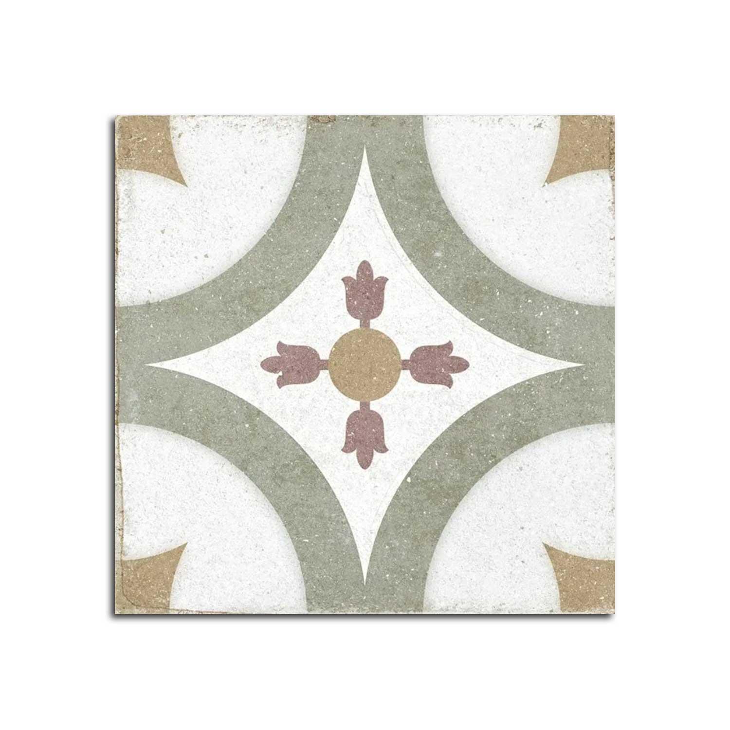 Azulera Javea Patterned Porcelain Tile 200x200mm| Anti-Slip Wall & Floor