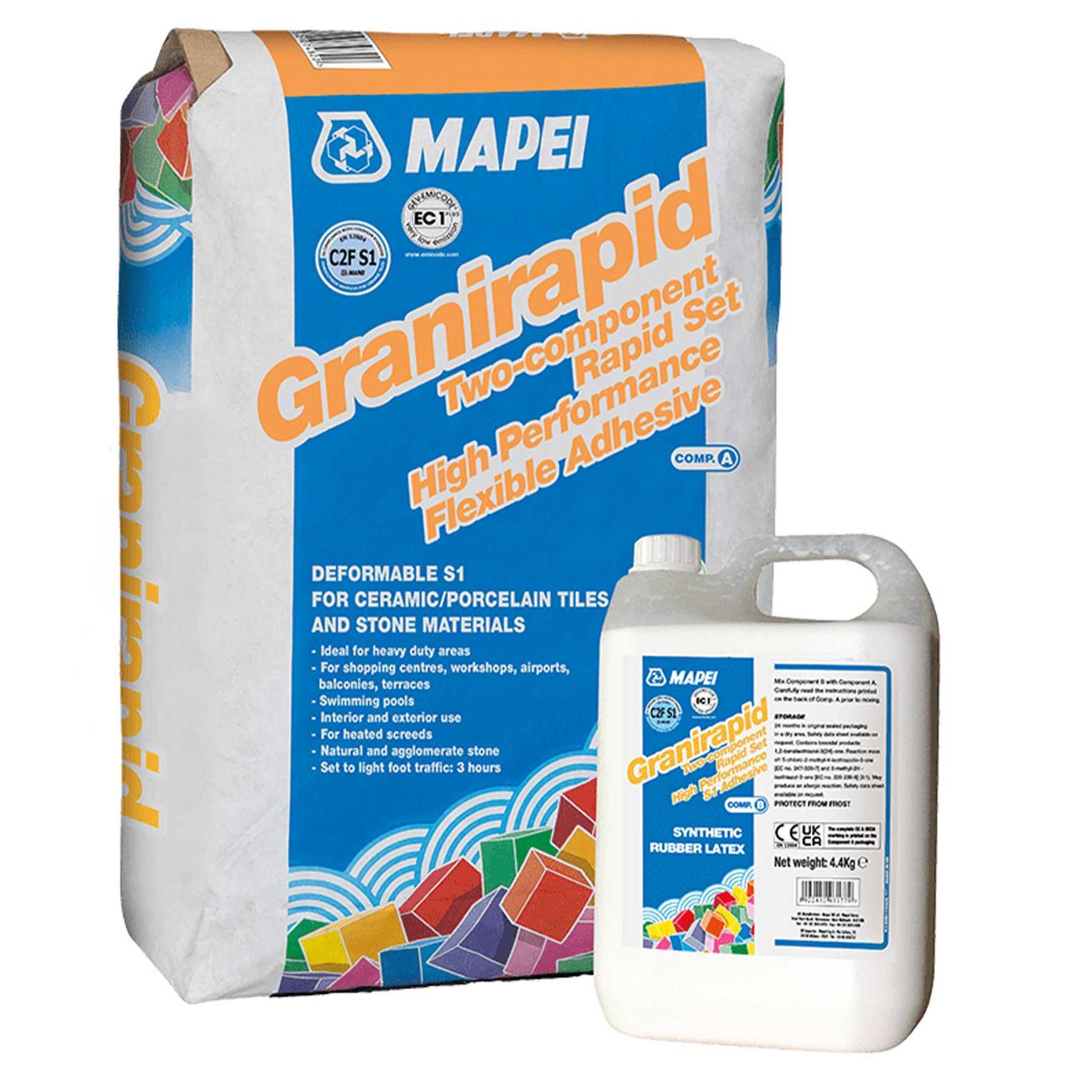 Mapei Granirapid Two Part Rapid Set Adhesive 24.4kg