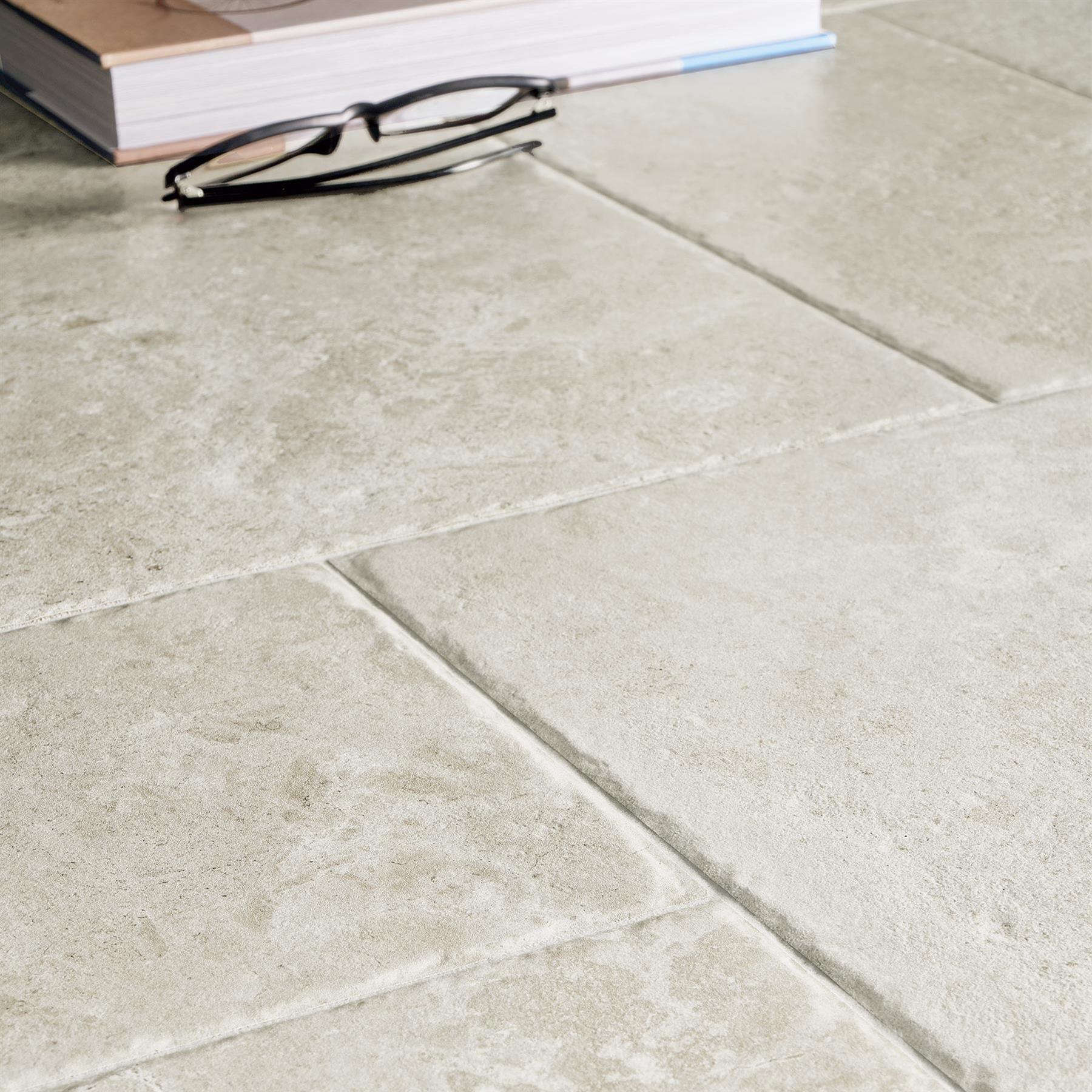 Sand Rifts Grey Matt Finish Porcelain Tiles Mix Format Box (6pcs/box)