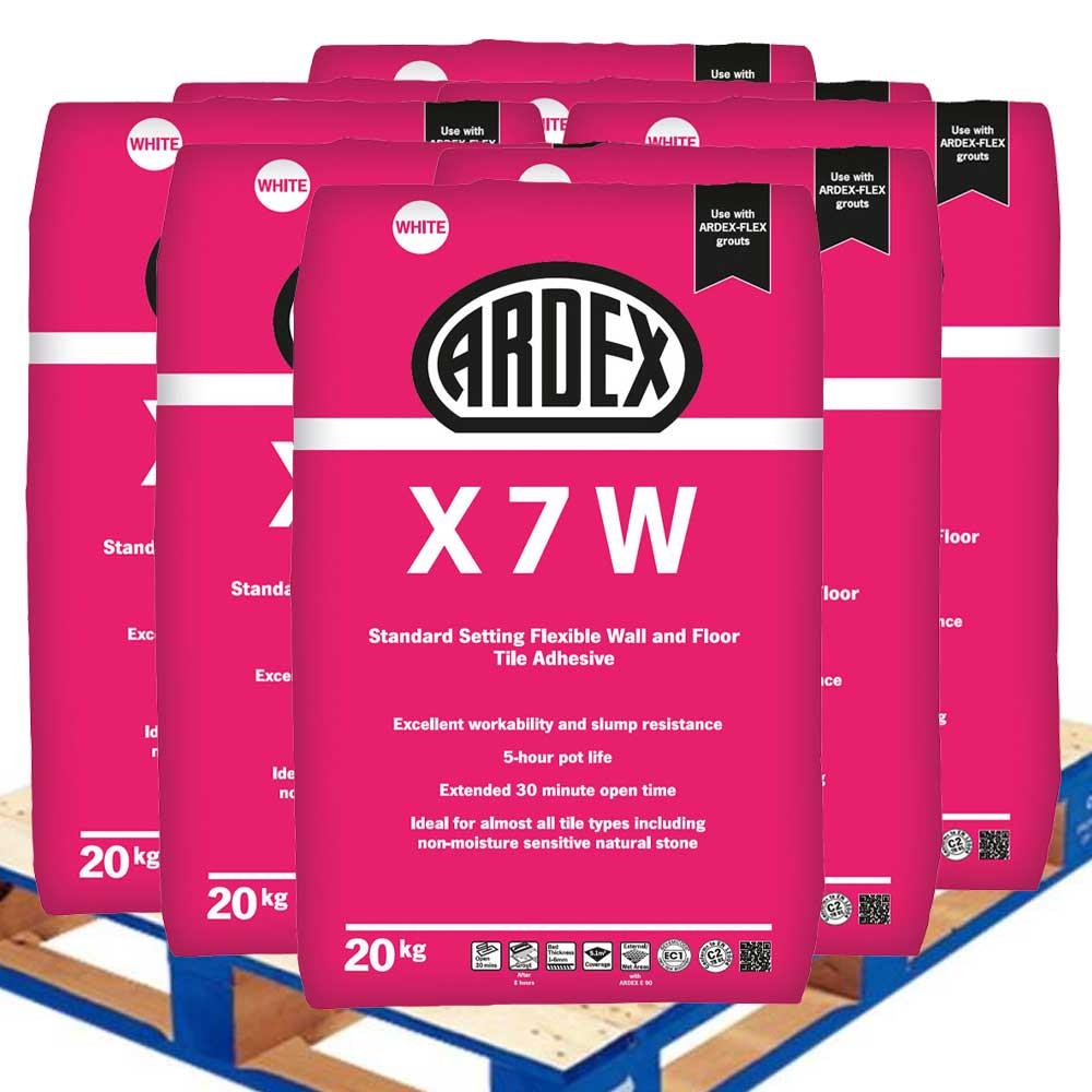 Ardex X7 Tile Adhesive White 20kg (Pallet Deal 50 Units)