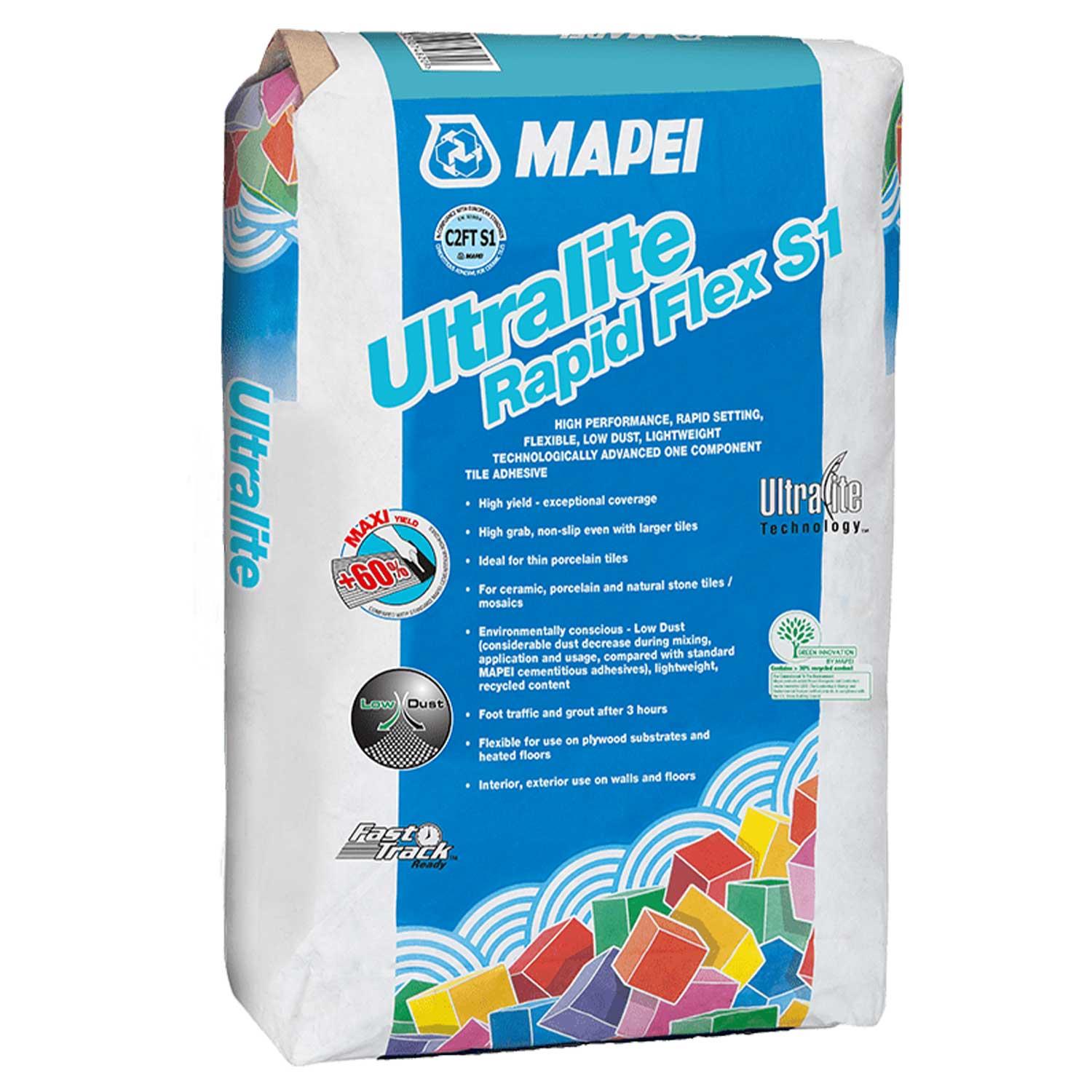 Mapei Ultralite Rapid Flex S1 Tile Adhesive 15kg