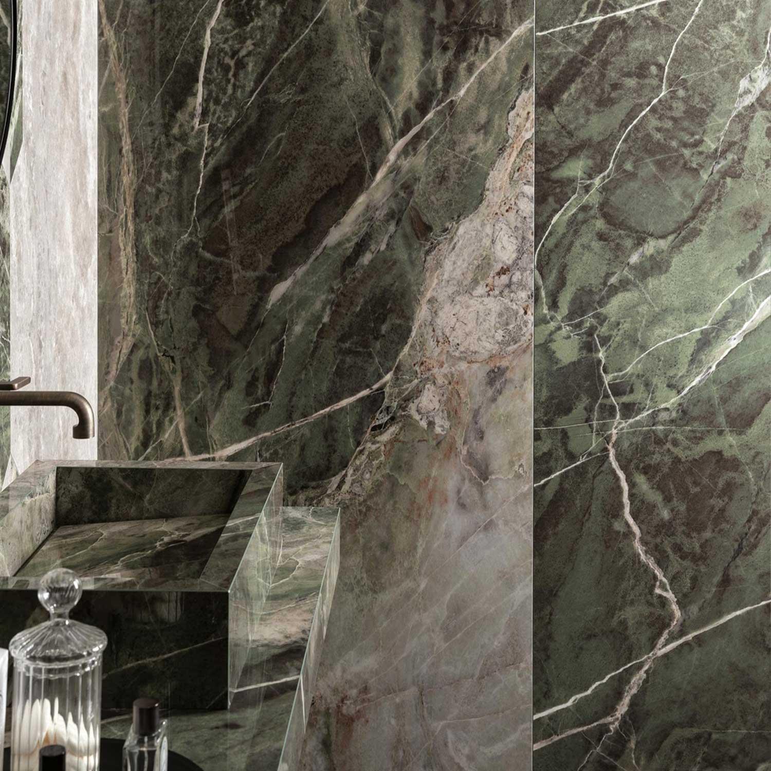 Heritage Emerald Matt Silk Large Porcelain Tile Slab 1200x2800mm