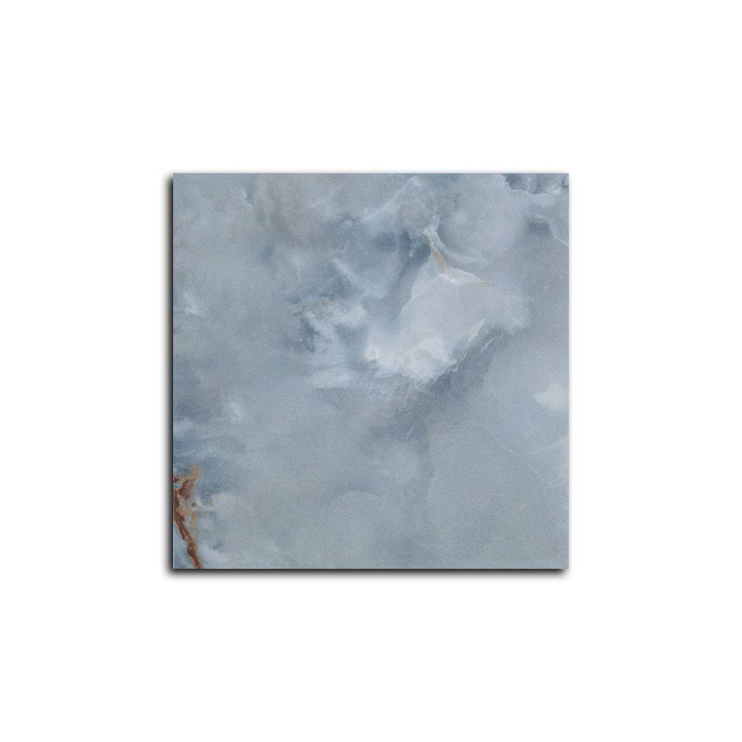 Valentra Blue Matt Porcelain Tile Indoor Wall-Floor 200x200mm