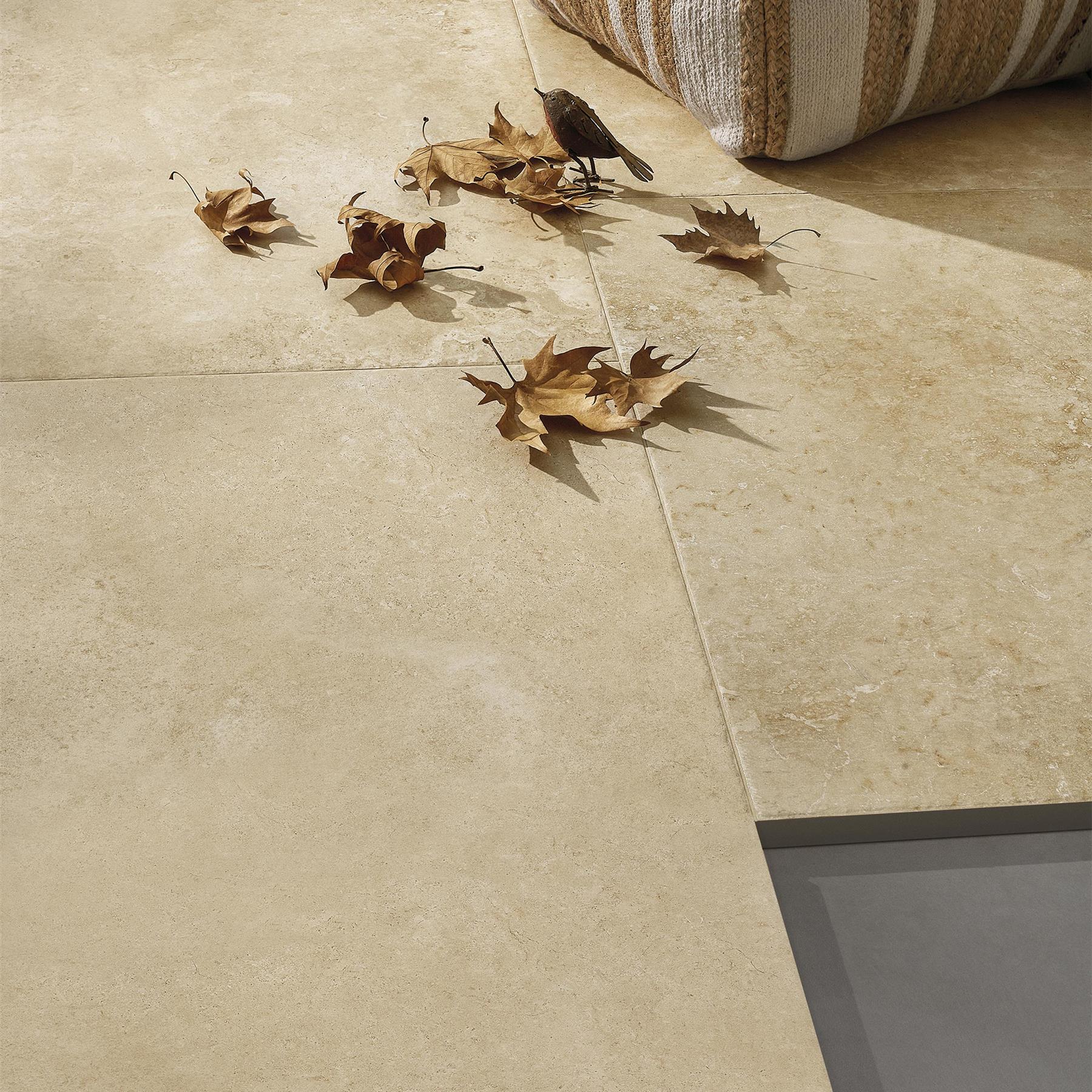 Sand Rifts Beige Matt Porcelain Kitchen Bathroom Tiles 600x900x10mm