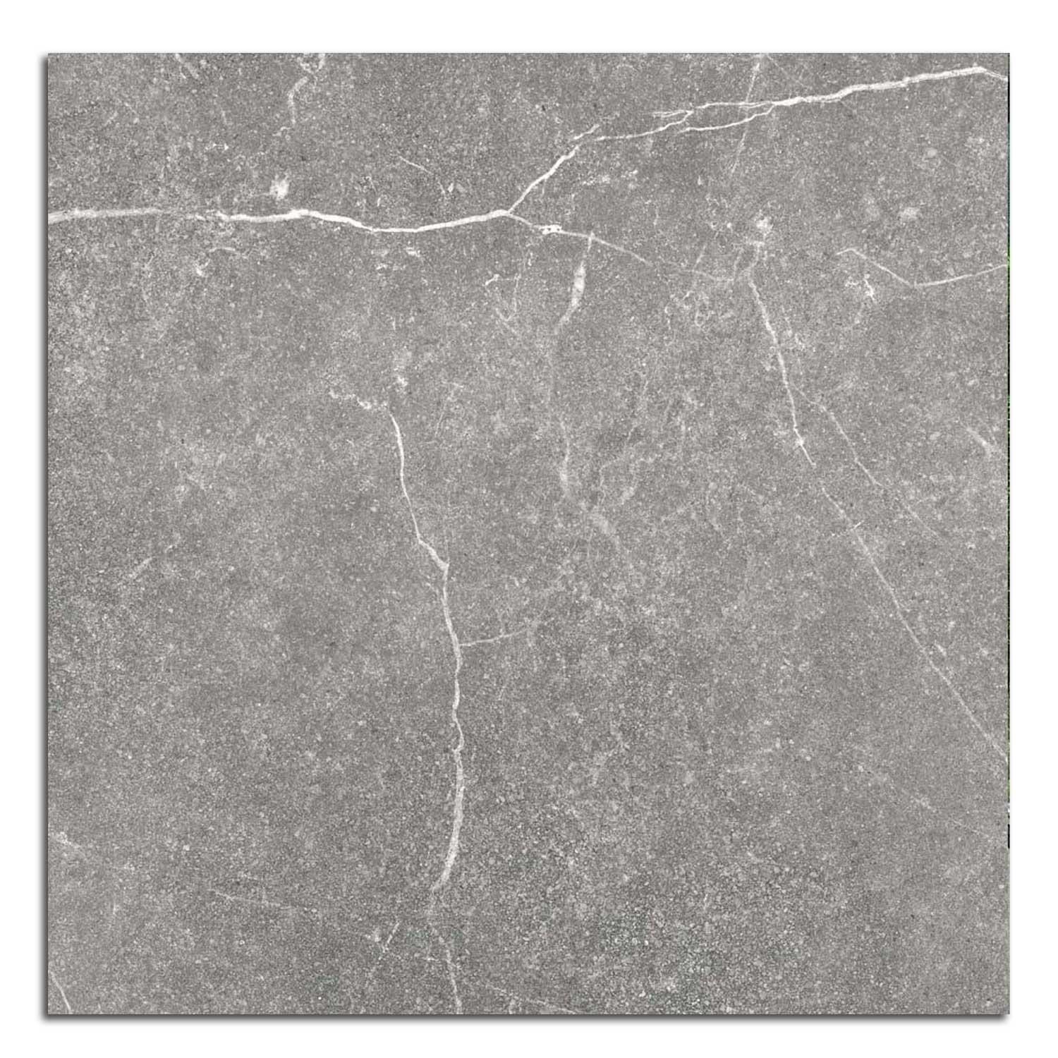 Elegance Grey Porcelain Floor Tile Marble Effect Indoor Large 600x600mm