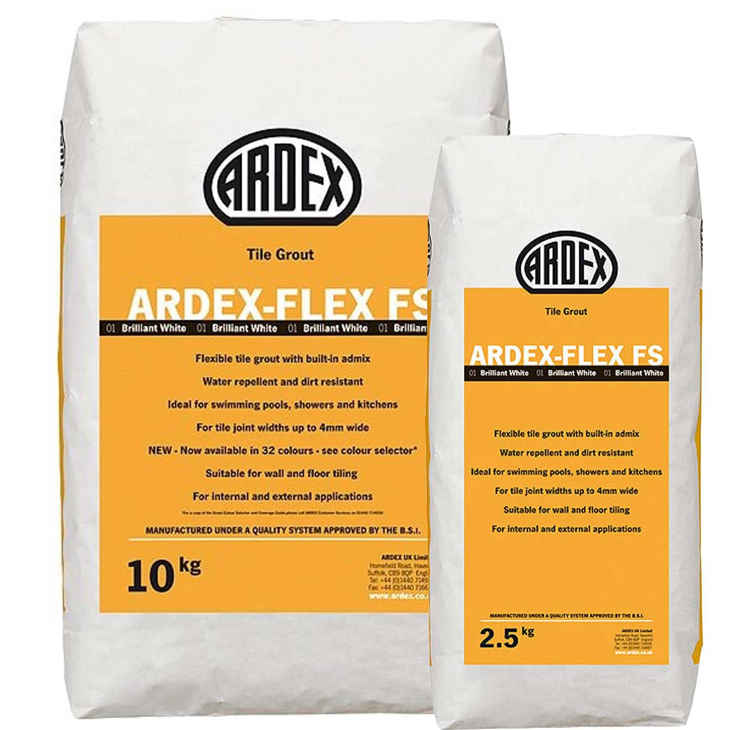 Ardex Flex FS Tile Grout Flexible Standard Set All Colours