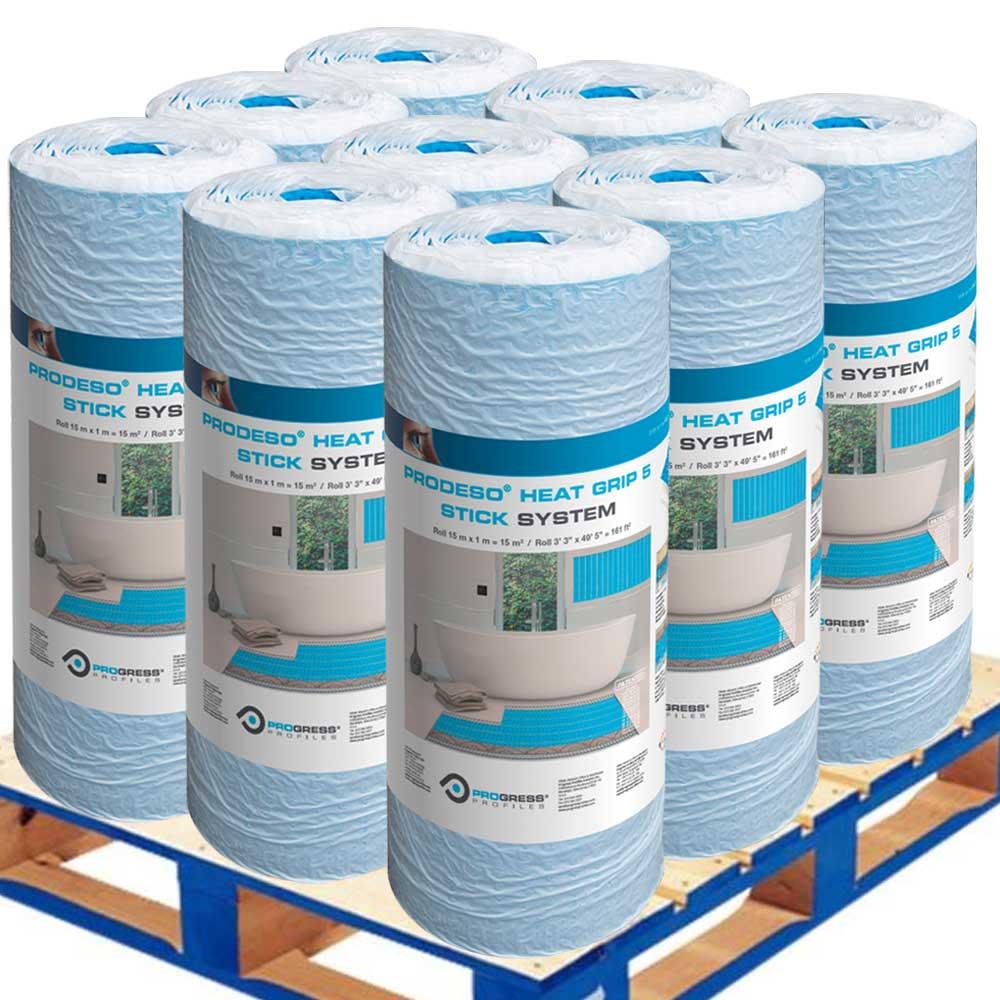 PRODESO Heat Grip 5 Stick Self Adhesive Membrane 15m Roll 9 Roll (Pallet Deal)