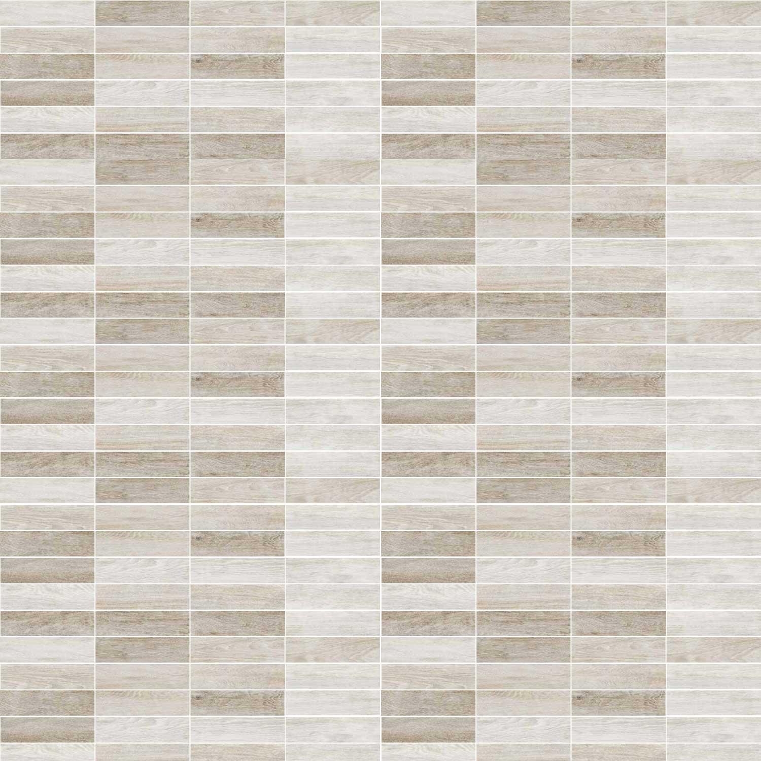 Parquet White Porcelain Plank Tile Wood Effect Walls floor 280 x 70mm