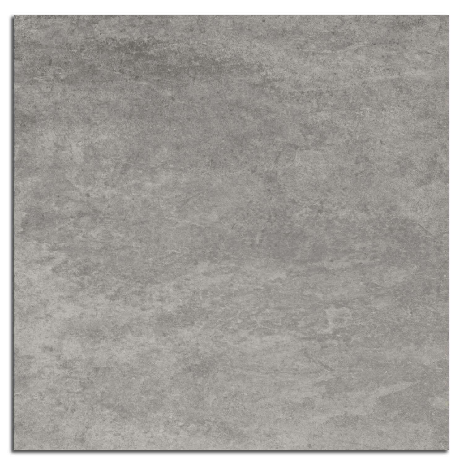 Atlas Porcelain Dark Grey Tile Large Formate Concrete 750 x 750mm Indoor