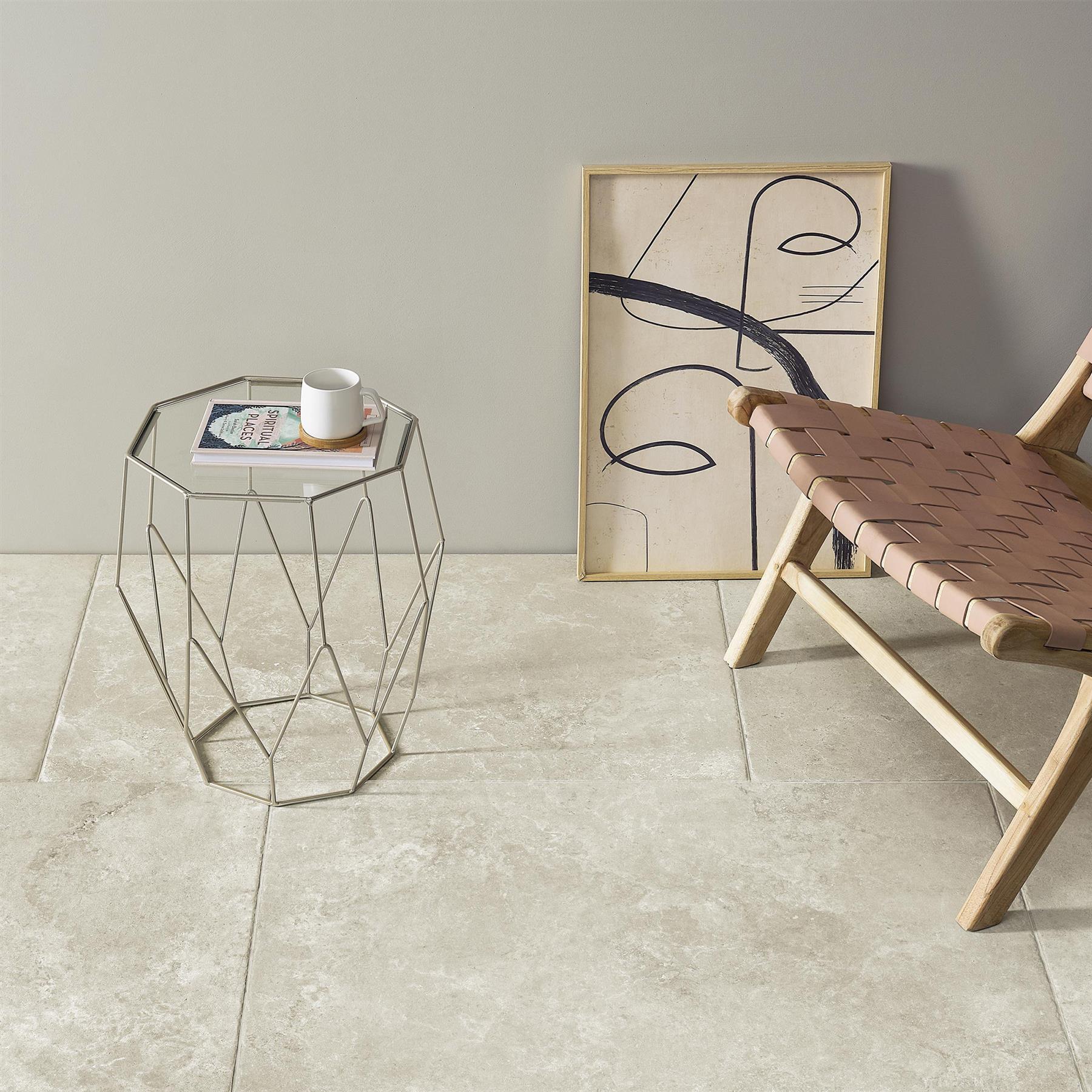 Sand Rifts Grey Matt Porcelain Kitchen Bathroom Tiles 600x900x10mm