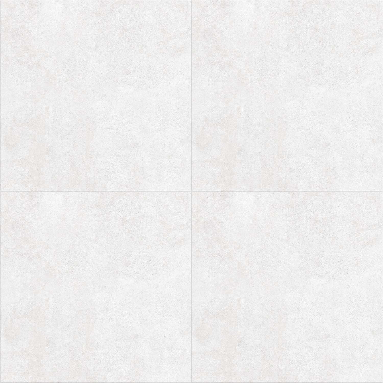 Icon White Porcelain Floor Tile Indoor Concrete Effect  Large Format 595 x 595mm