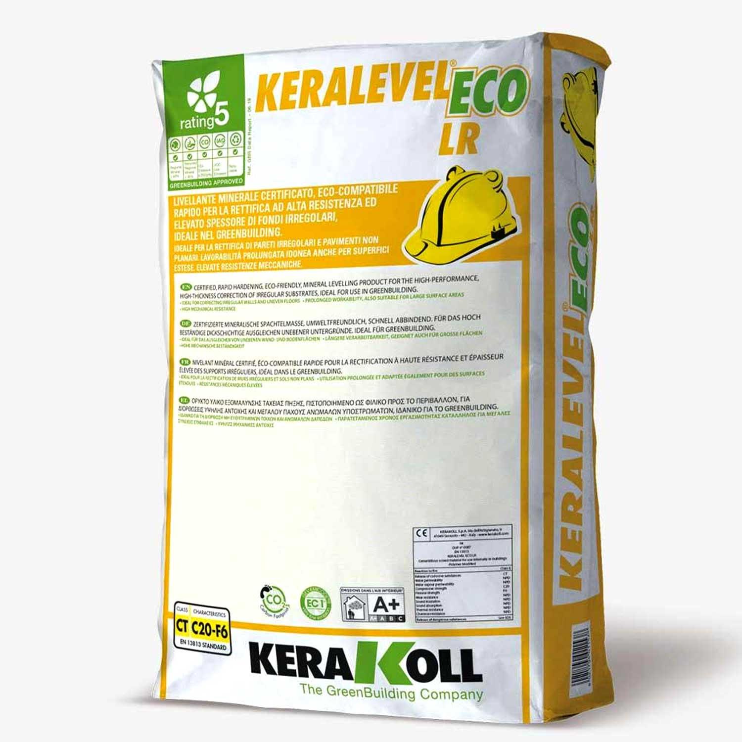 Kerakoll Keralevel Eco LR Rapid Hardening Leveling 20kg
