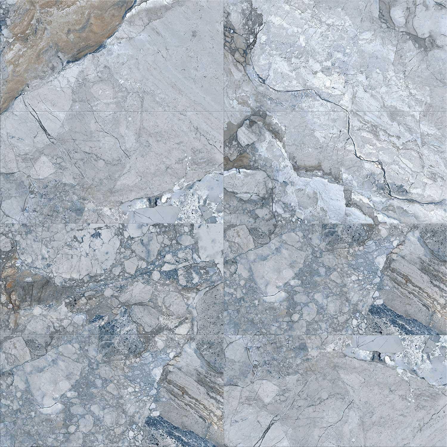 Itala Moon Porcelain Tile Wall Floor Large Format 600x1200mm Blue