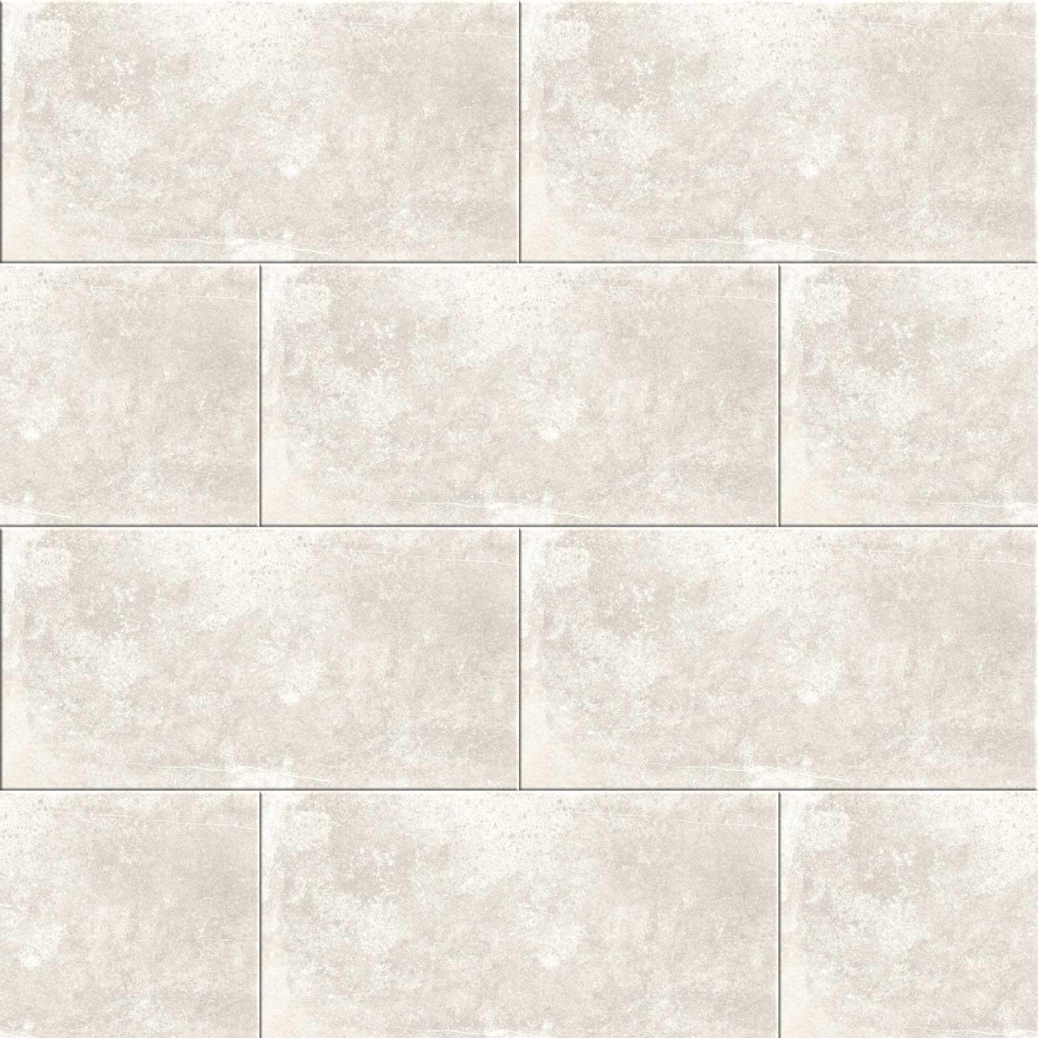 Canyon White Porcelain Wall Tile Indoor Stone Effect 295 x 595mm