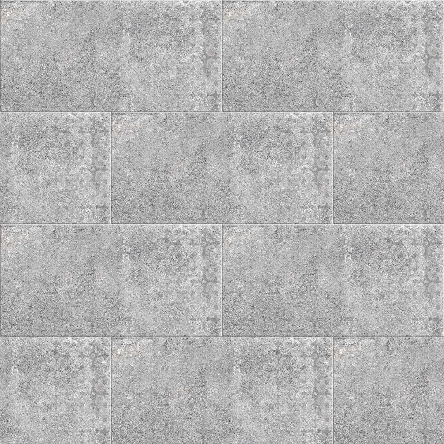 Geostone Decor Grey Ceramic Wall Tile Indoor Large Concrete 295 x 595mm