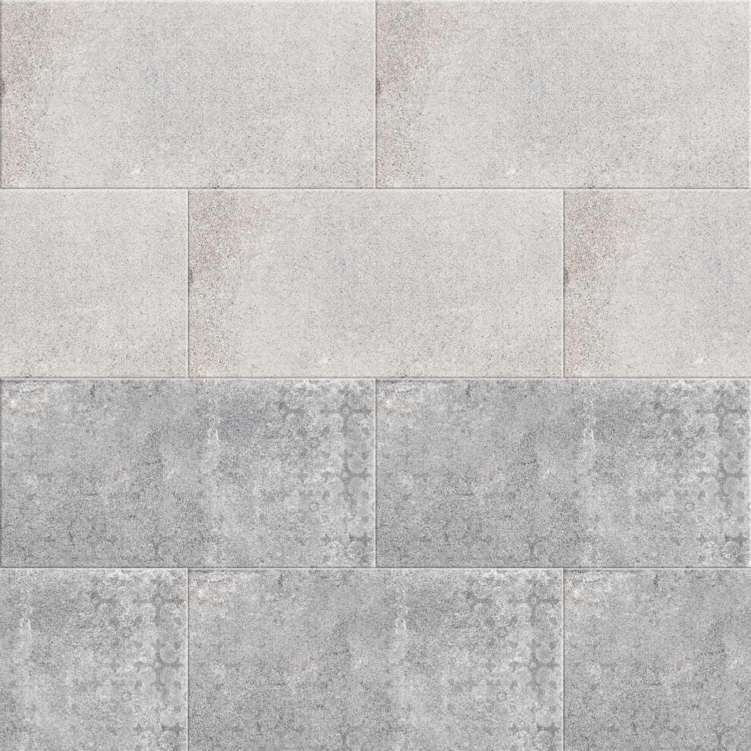 Geostone Decor Ceramic Wall Tile Indoor Large Concrete 295 x 595mm