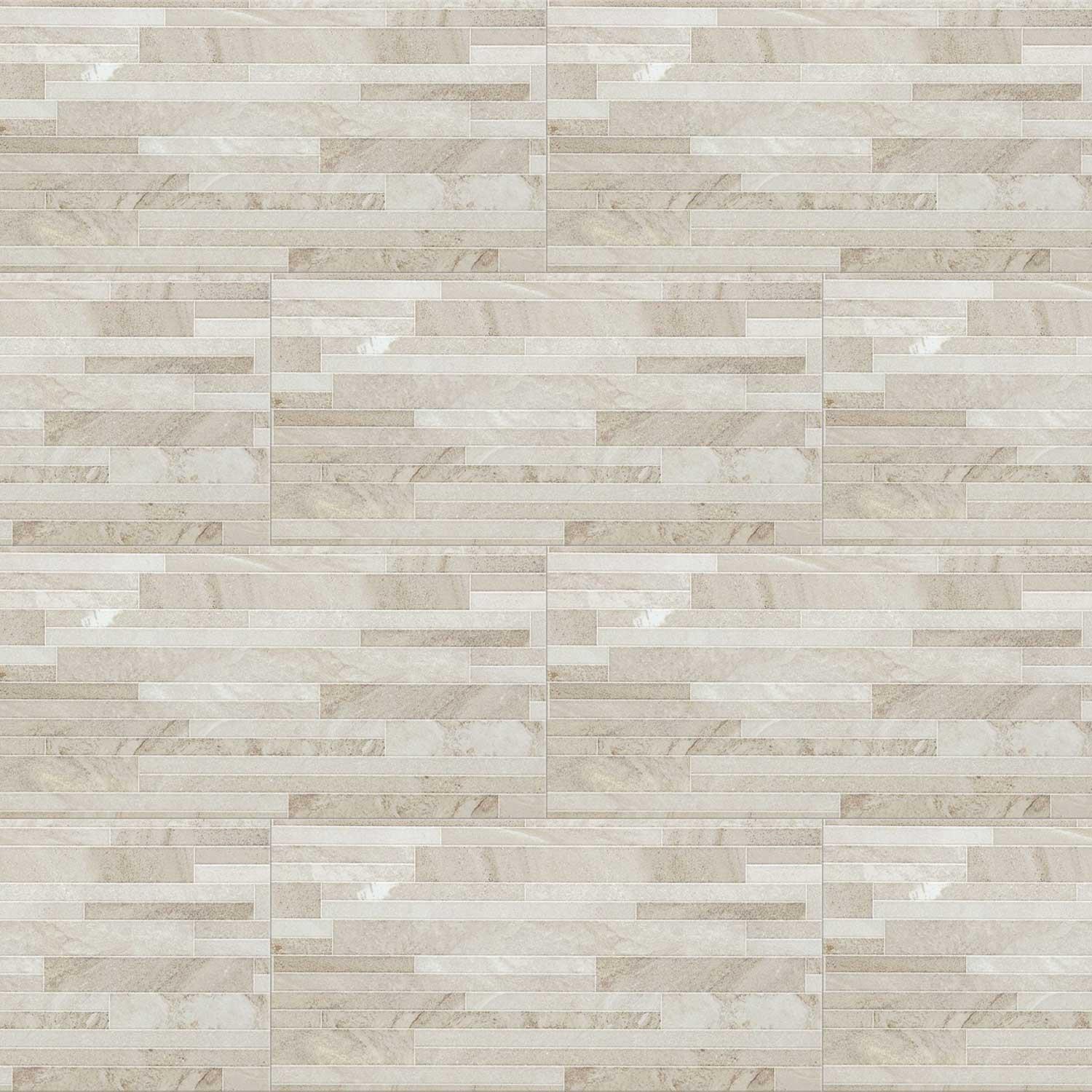 Nuovo Decor Beige Ceramic Tile Indoor Wall Split Face 295x595mm